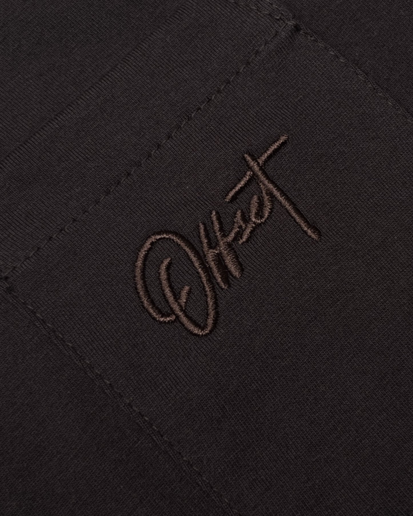 Basic Cropped Pocket Tee S/S (Brown)