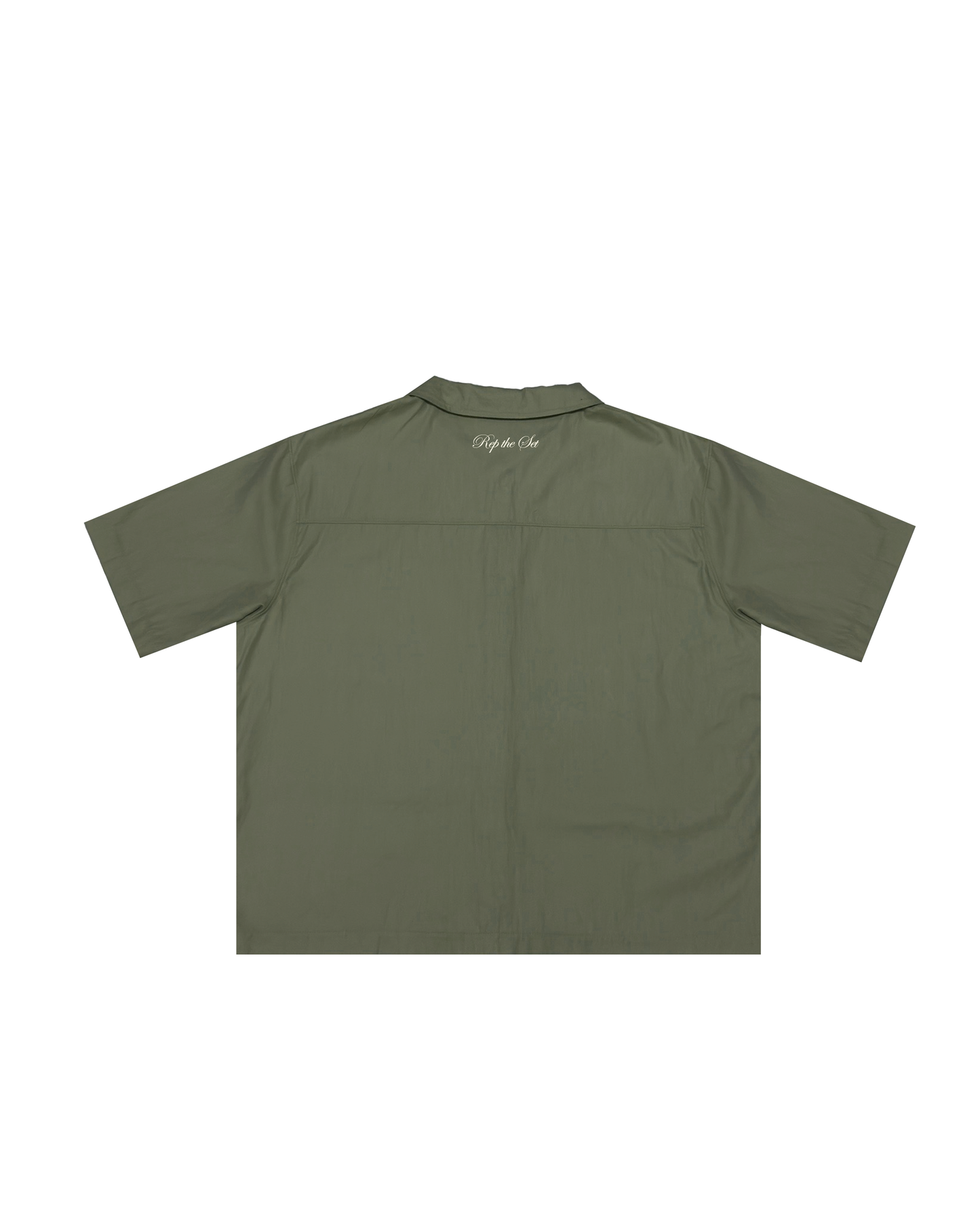 Cropped Polo S/S (Olive Green)
