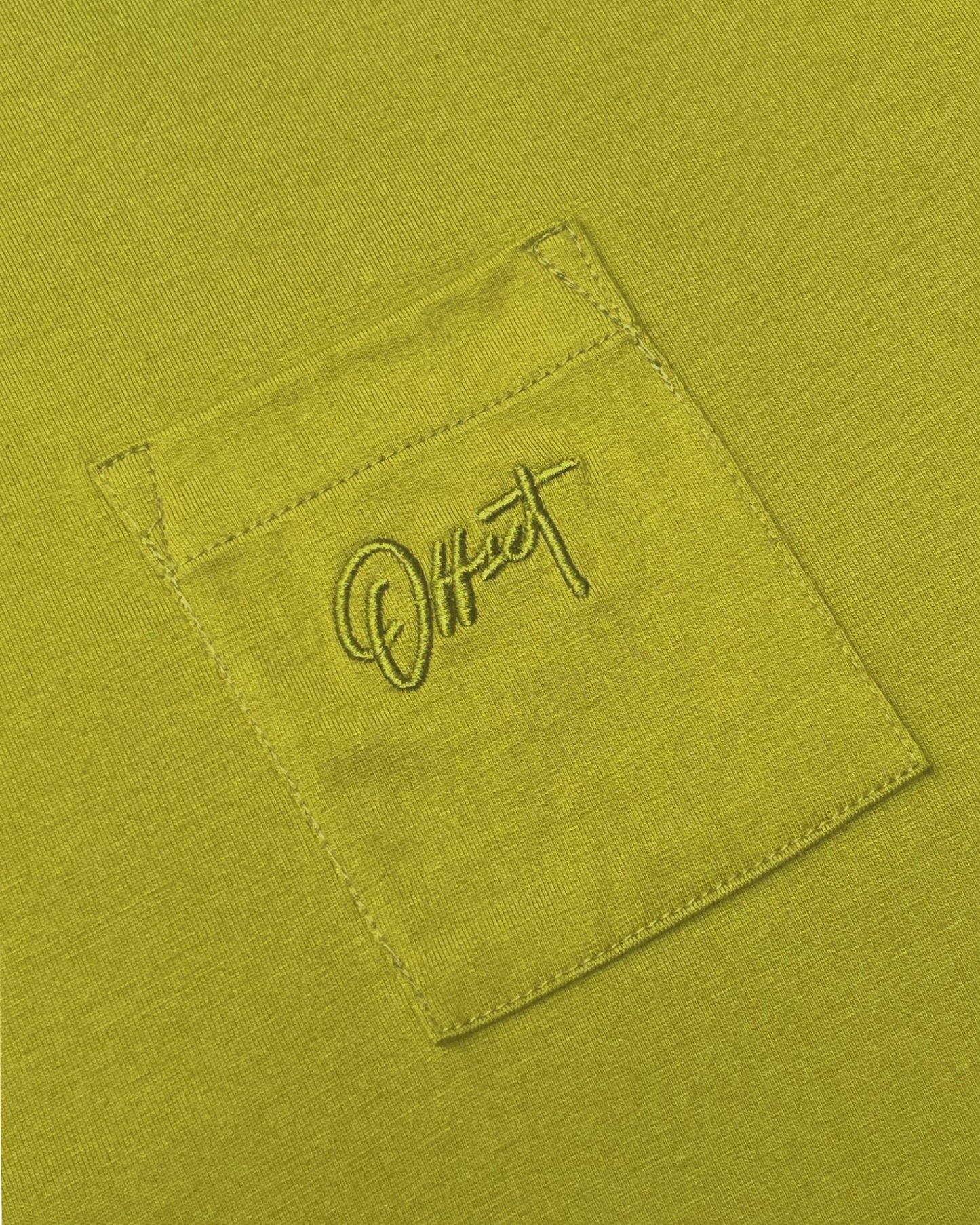 Basic Cropped Pocket Tee S/S (Light Aloe)