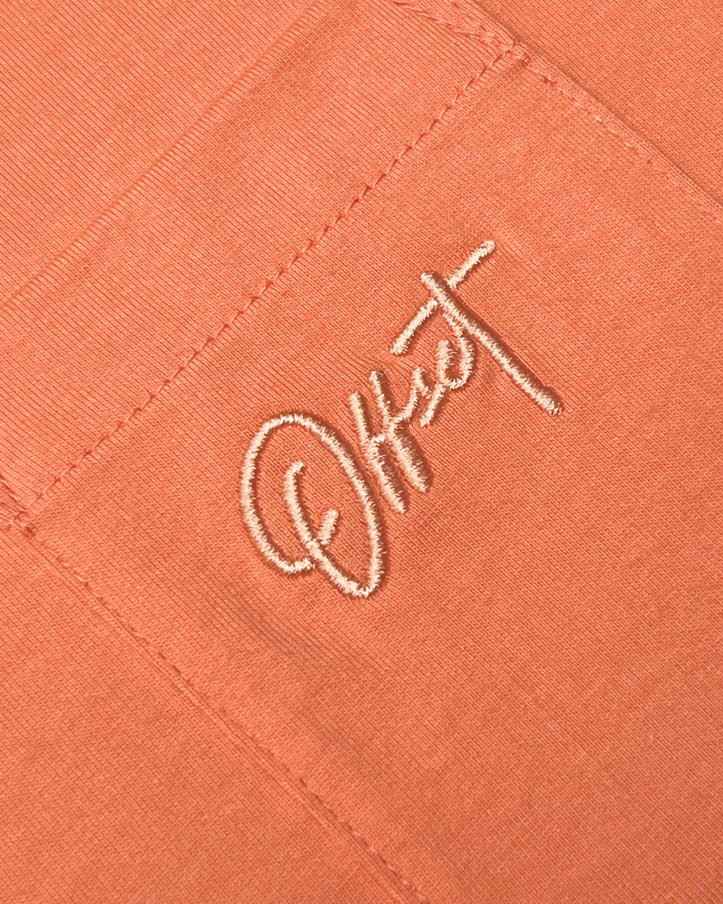 Basic Cropped Pocket Tee S/S (Salmon)