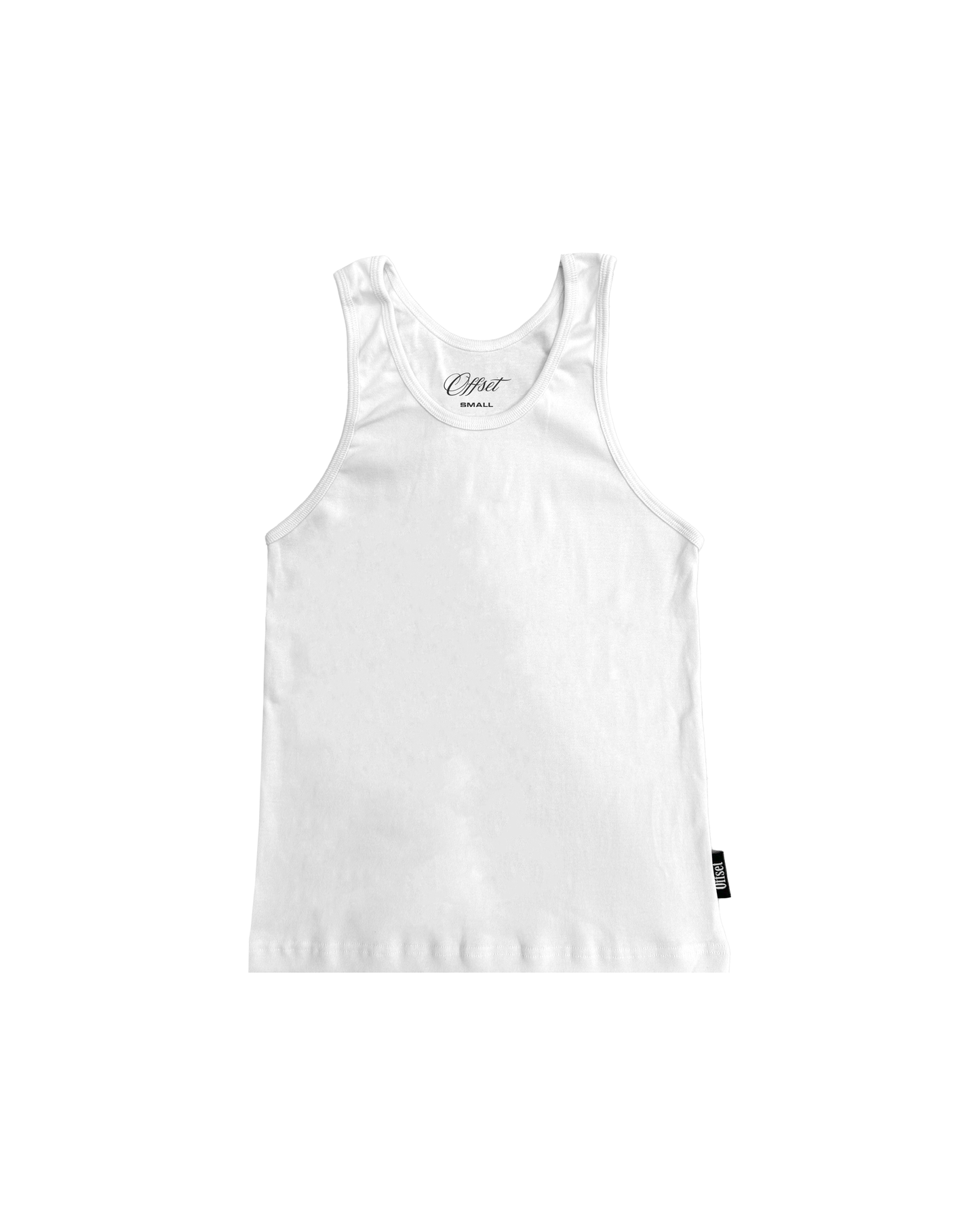 Ribbed Tank Top (White)