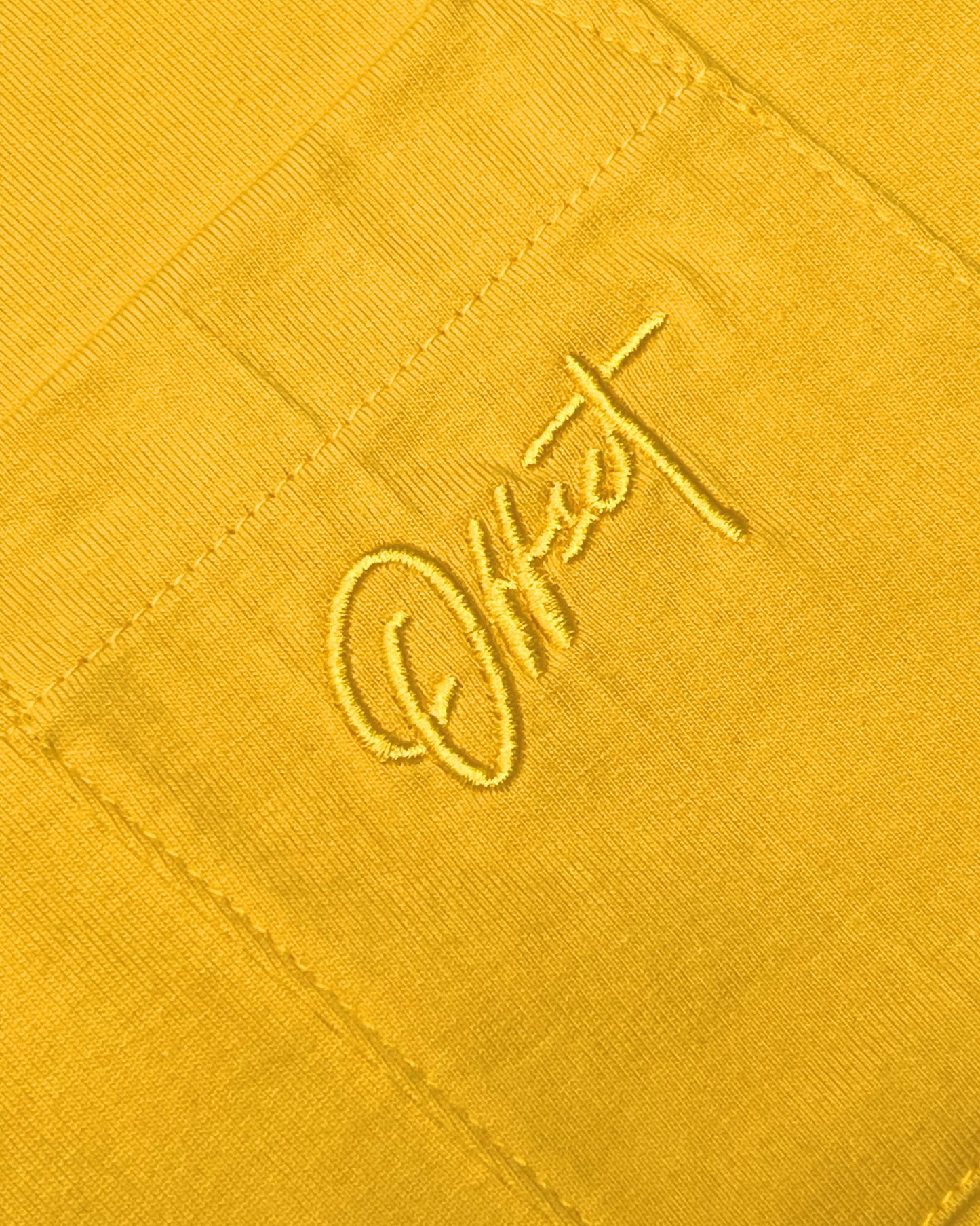 Basic Cropped Pocket Tee S/S (Mustard)