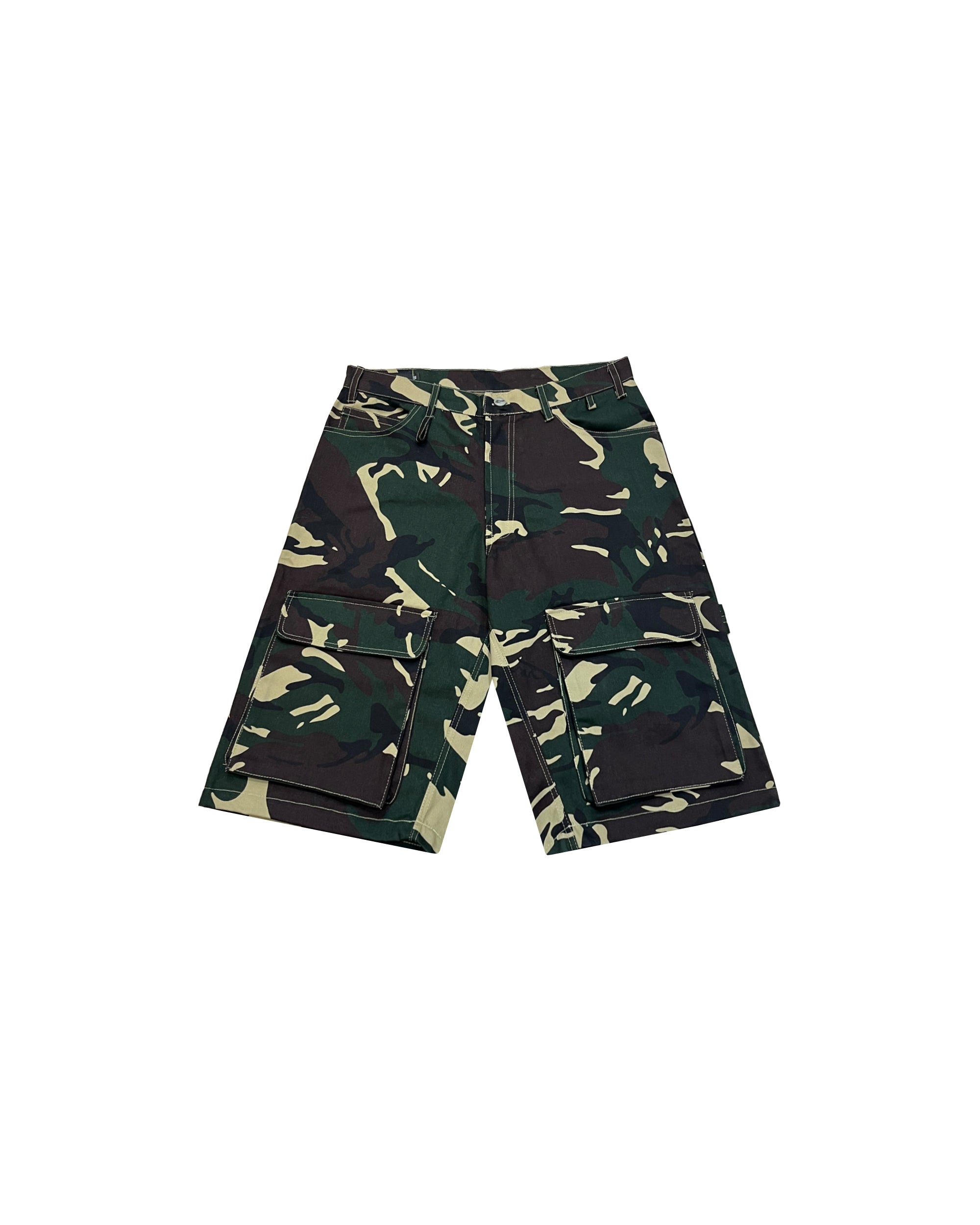 Baggy Cargo Shorts (UK Woodland)
