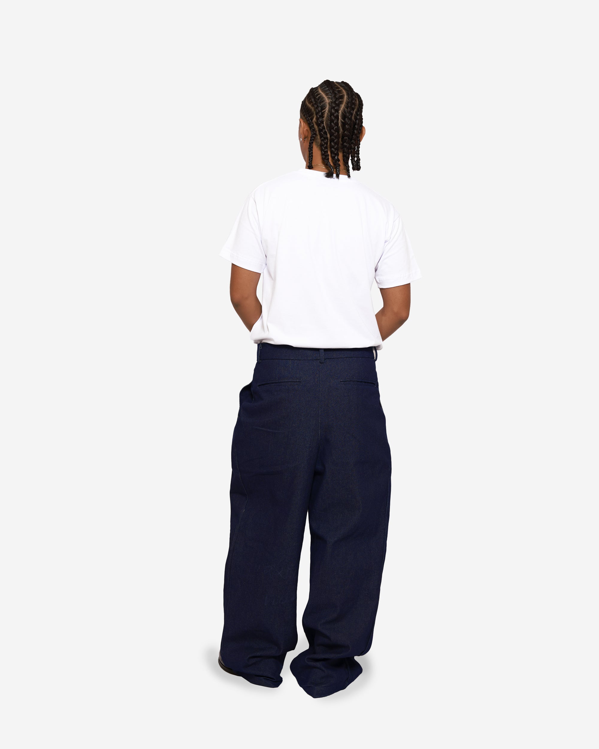 Pleated Trouser (Denim)