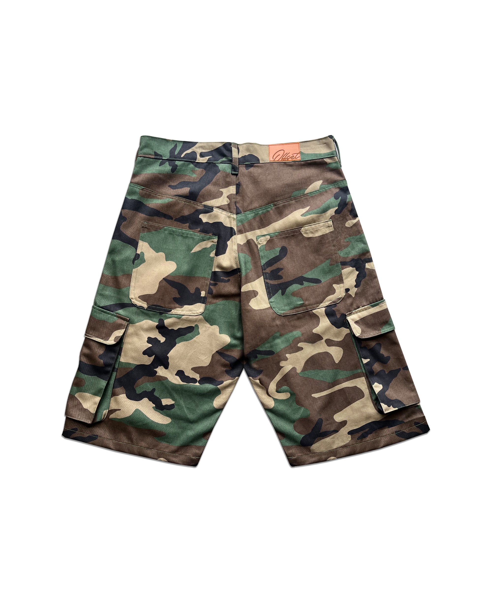 6 Pocket Cargo Shorts (Woodland)
