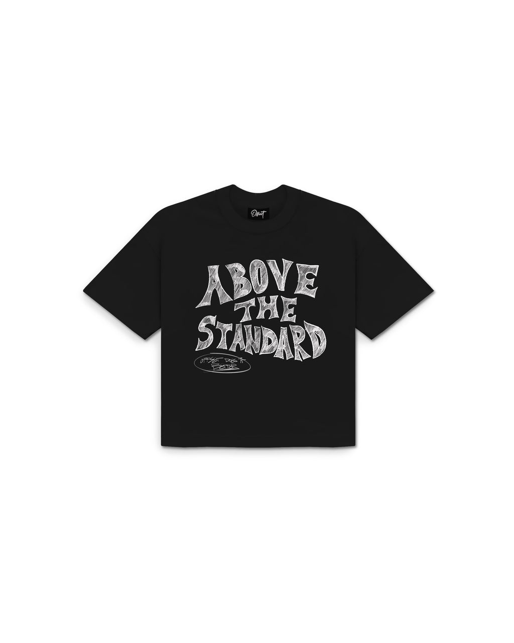 Above The Standard Cropped Tee (Black)