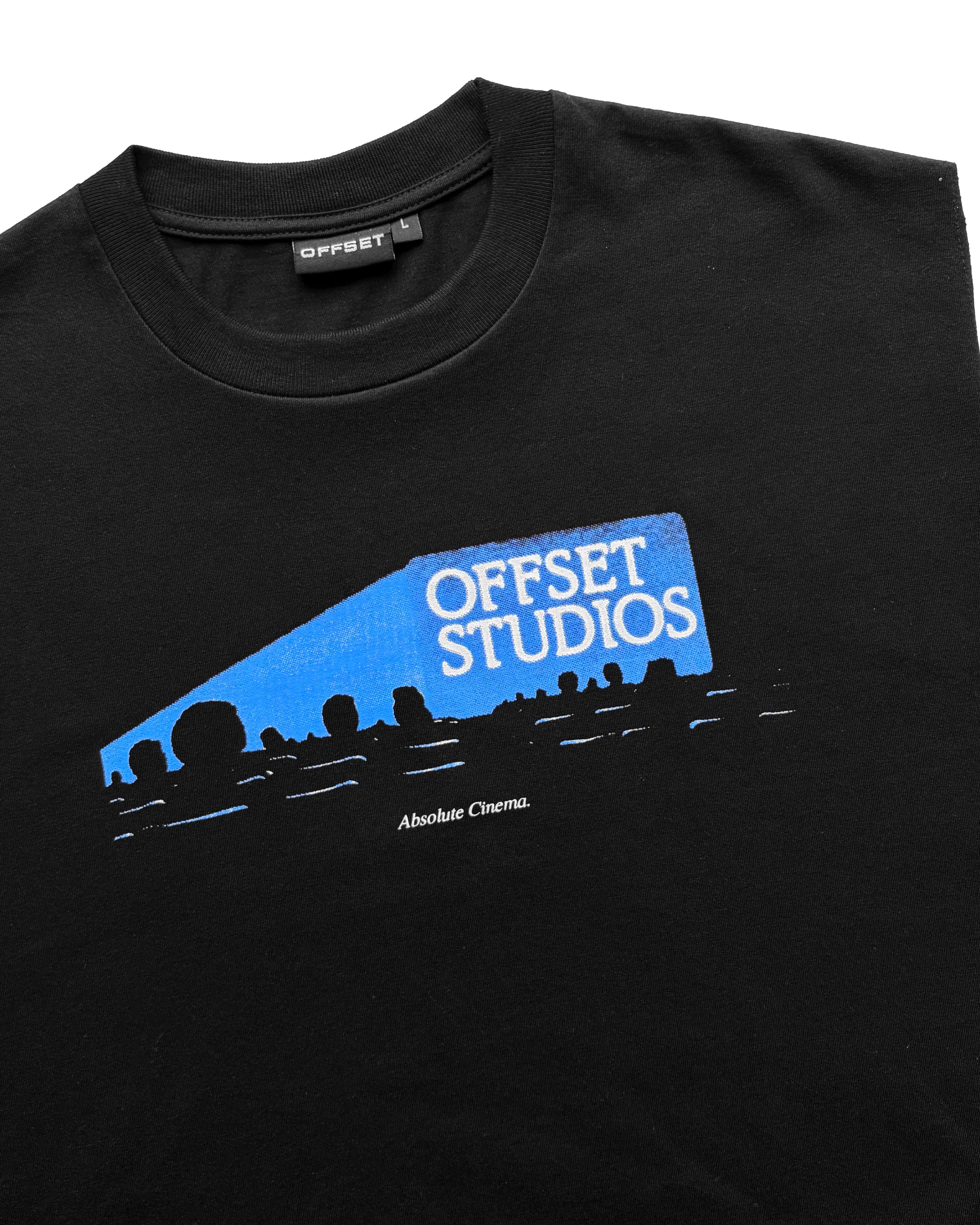 Cinema Cut Sleeve Top (Black)
