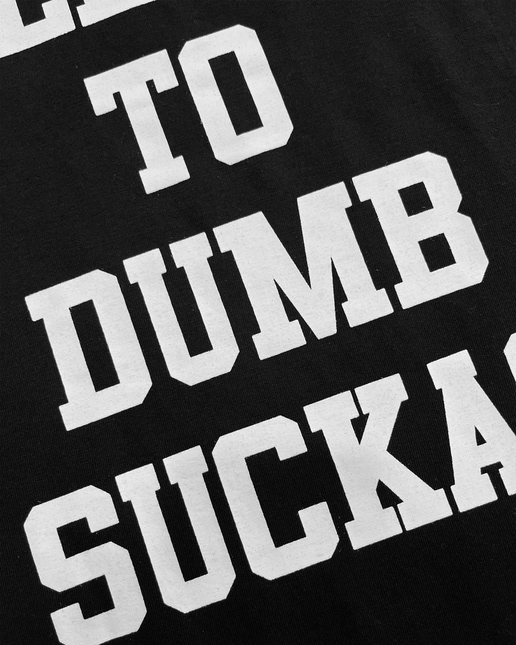 Allergic Cropped Tee (Black)