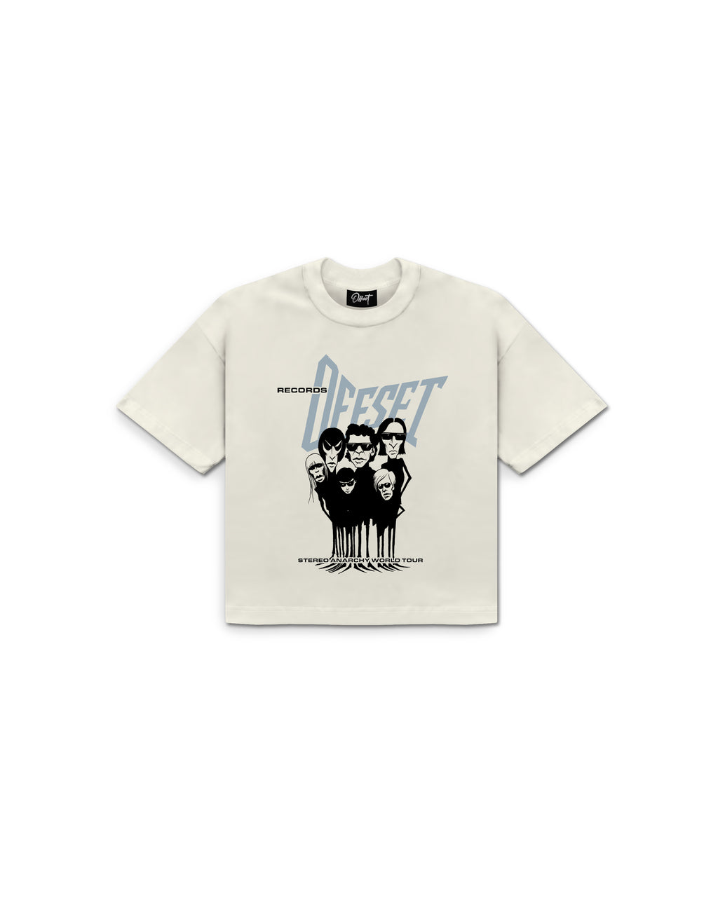 Anarchy Cropped Tee (Off White)