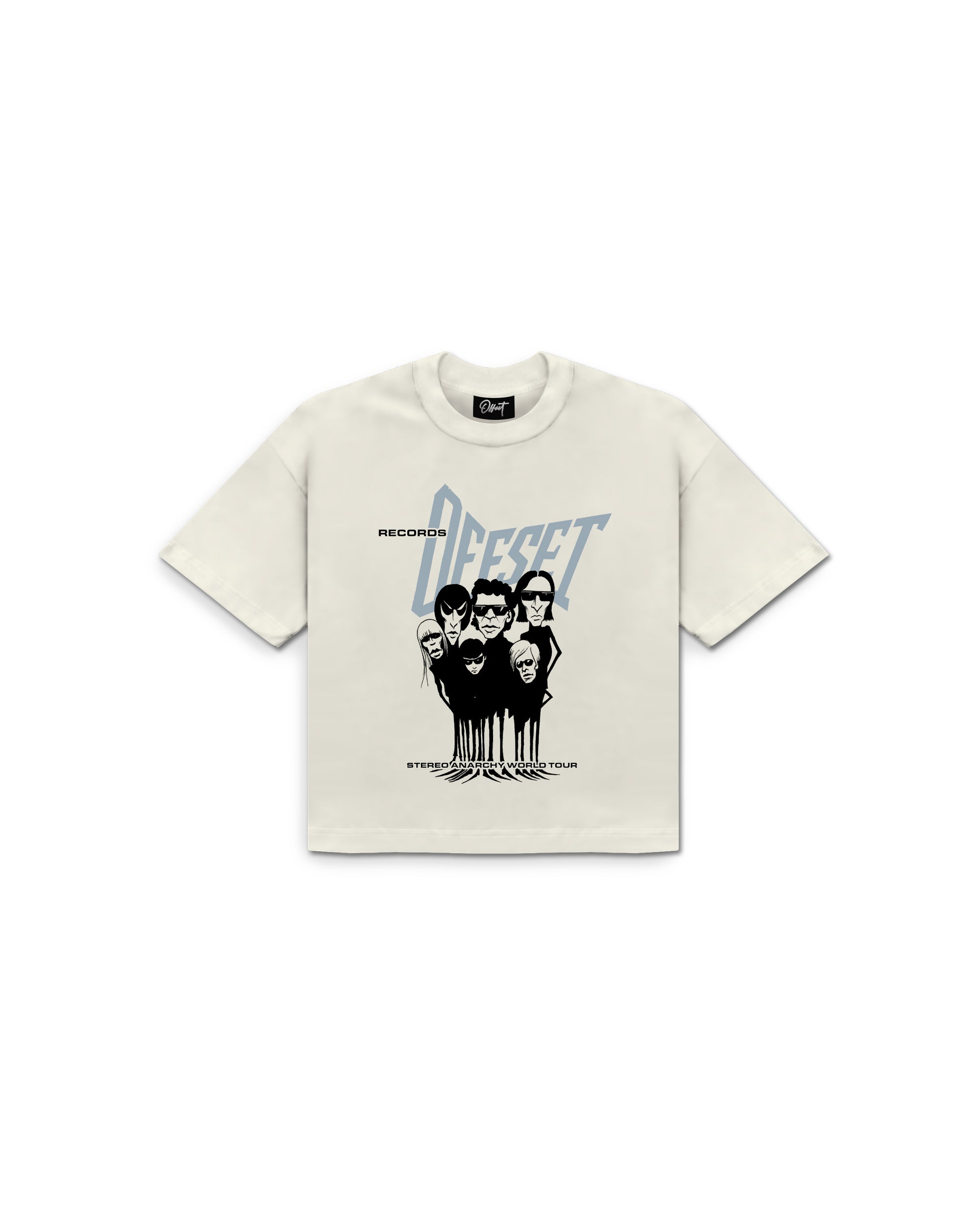 Anarchy Cropped Tee (Off White)