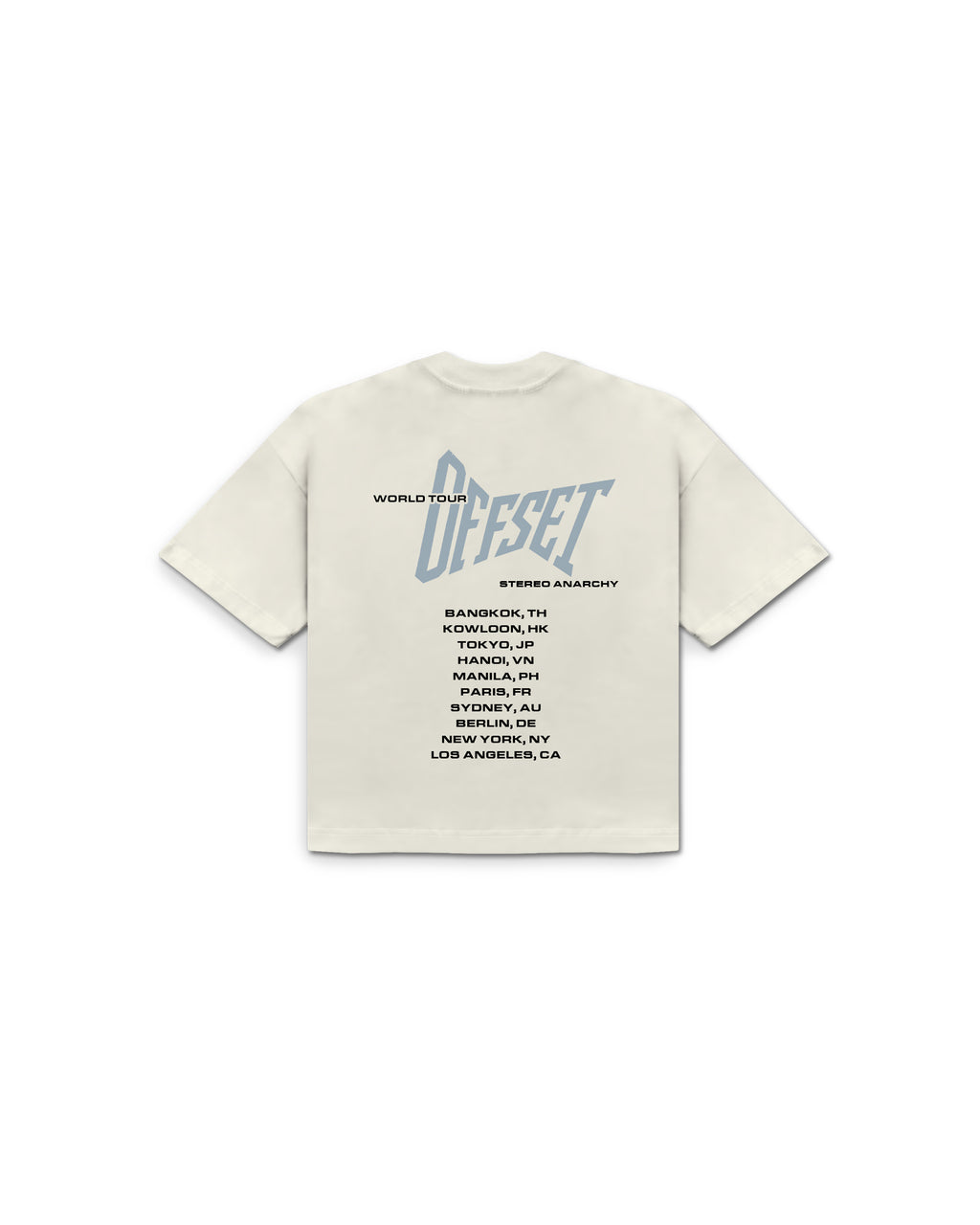 Anarchy Cropped Tee (Off White)