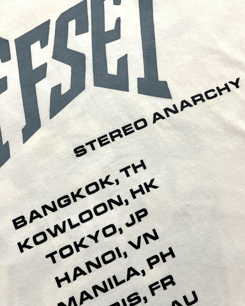 Anarchy Cropped Tee (Off White)