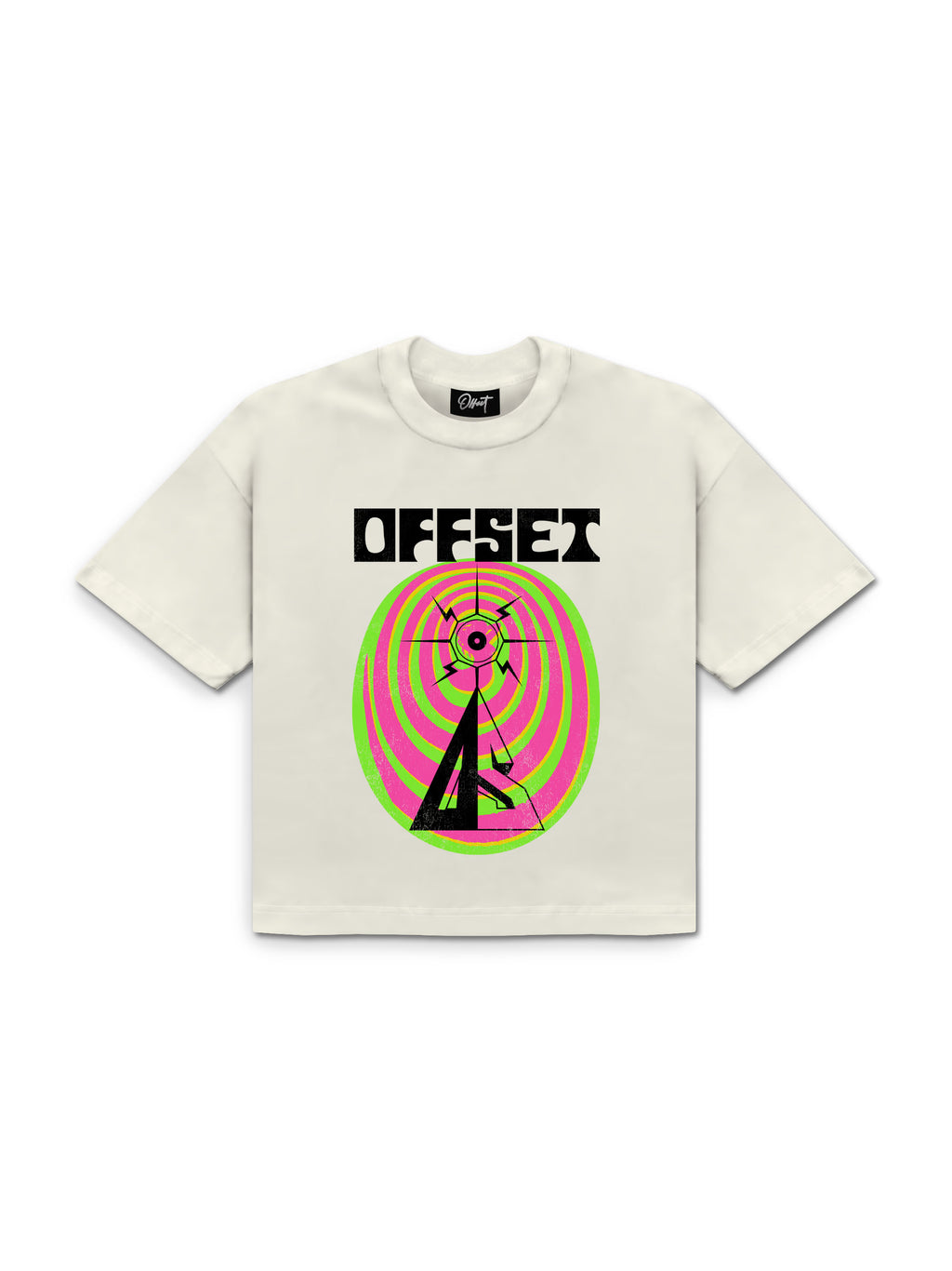 Braincast Cropped Tee S/S (Off White)