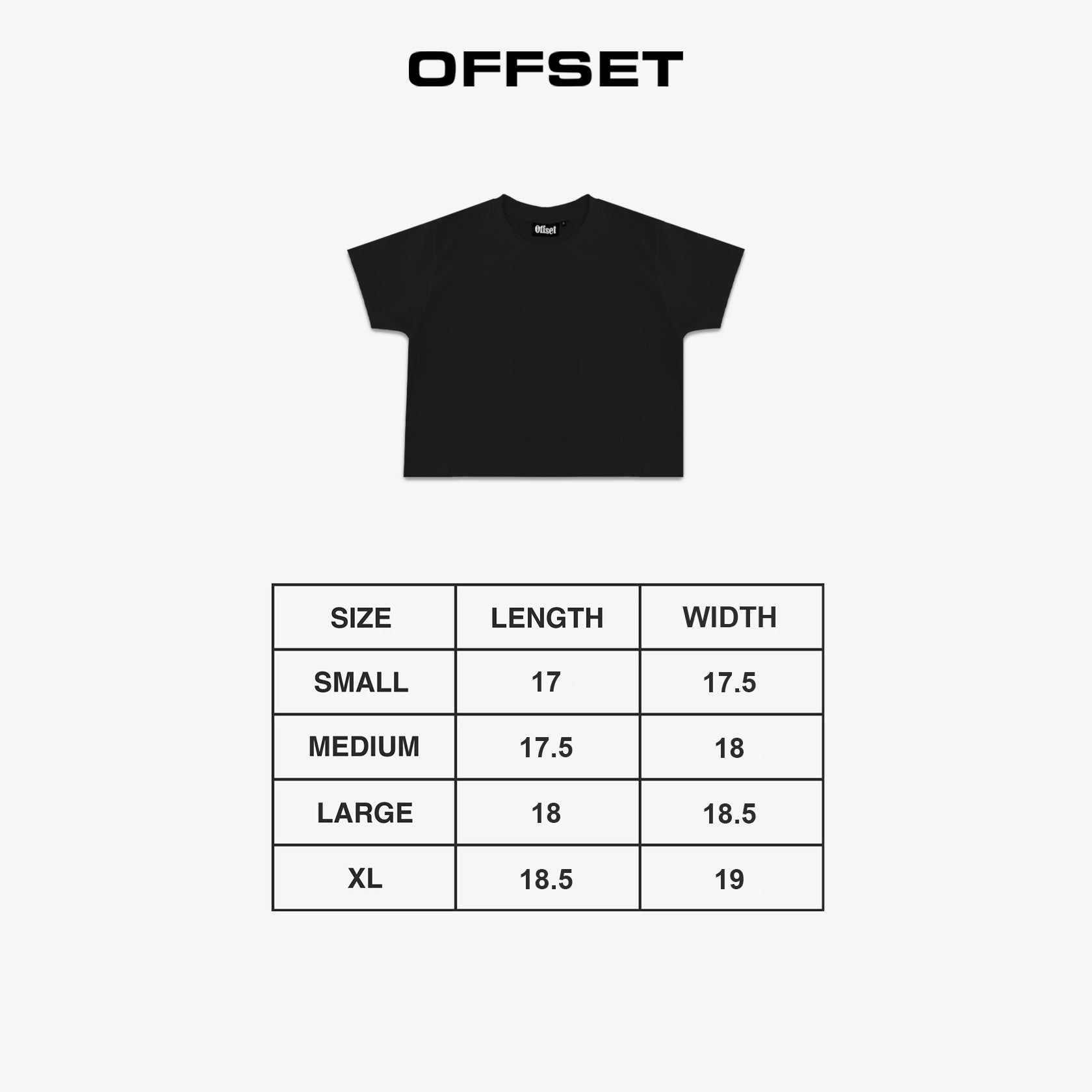 Stars Baby Tee (Black)