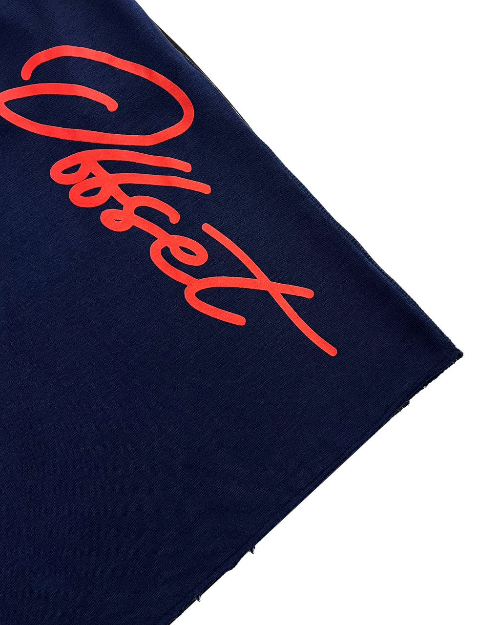 Script Baggy Sweat Shorts (Navy Blue)