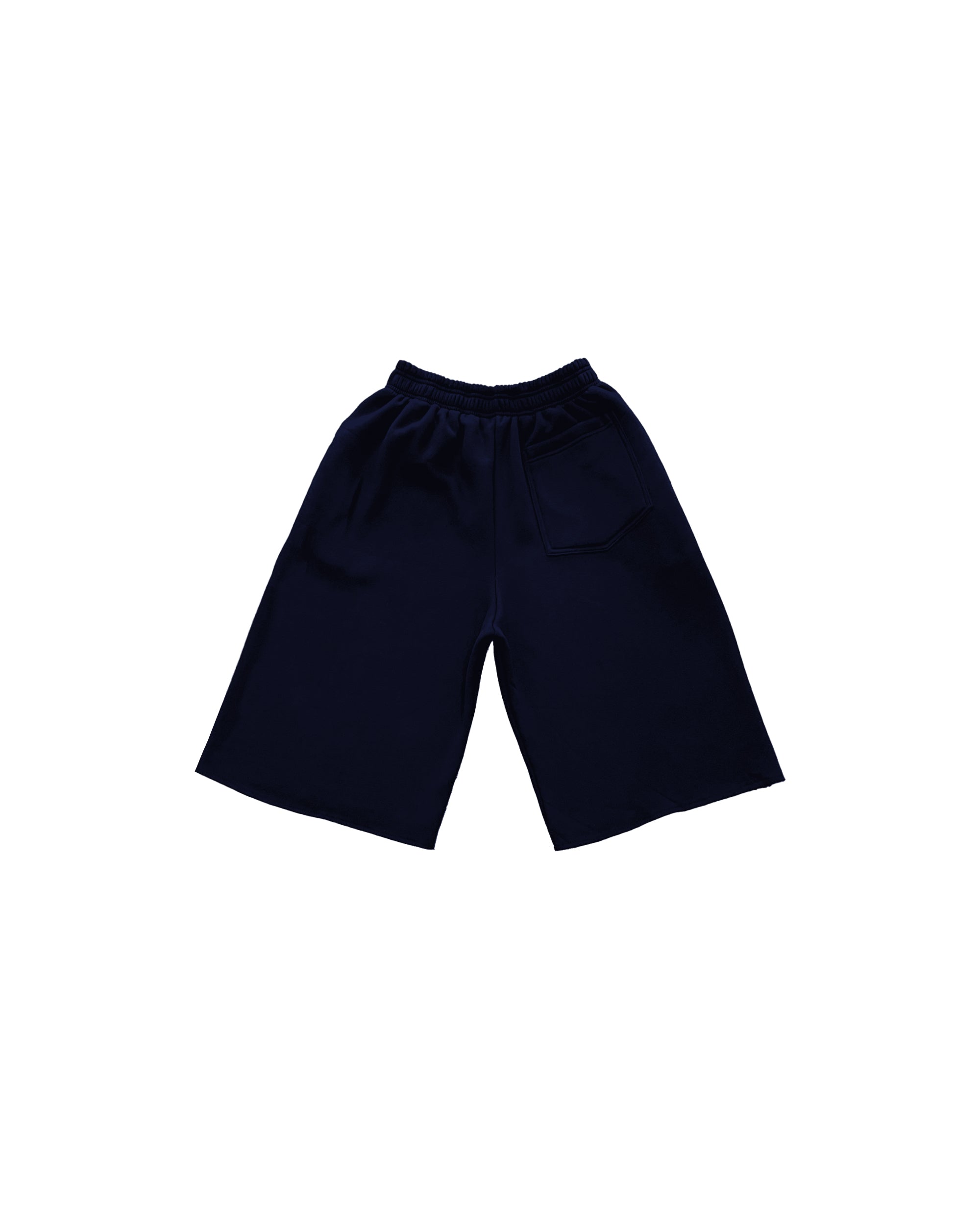 Script Baggy Sweat Shorts (Navy Blue)