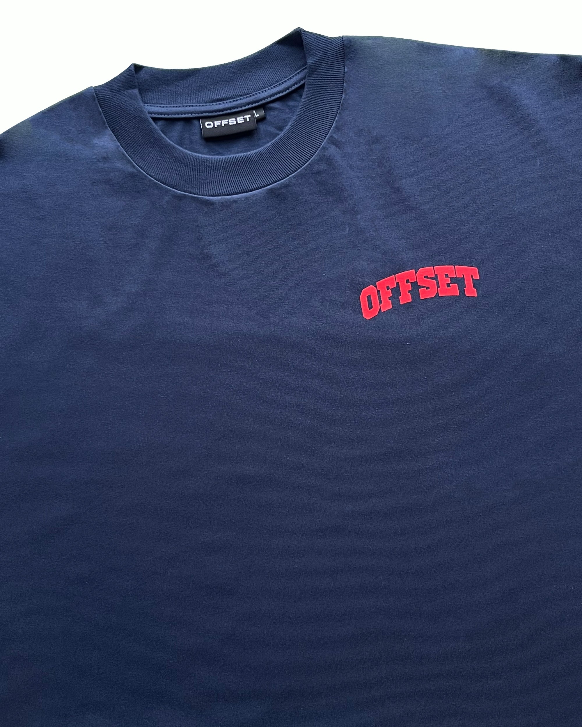 Basic Arc Tee (Navy Blue)