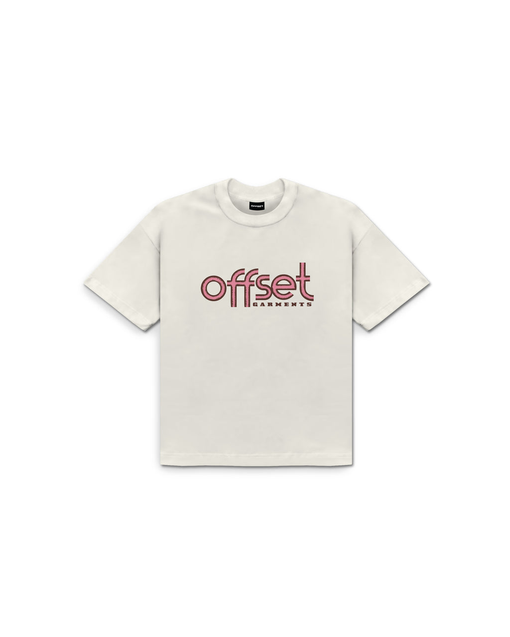 Basic Bamboo Script Tee (Off White)