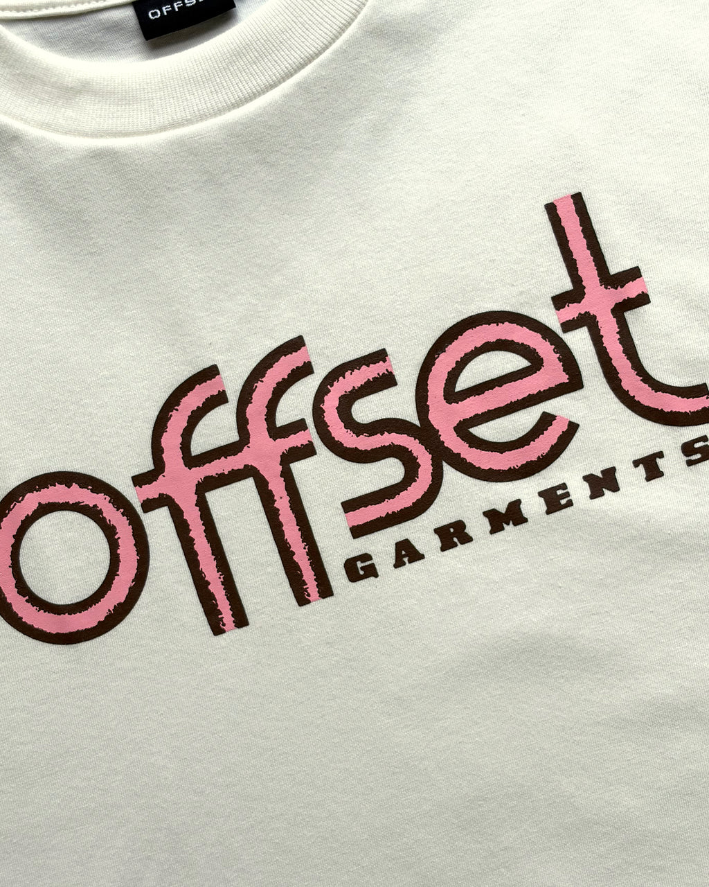 Basic Bamboo Script Tee (Off White)