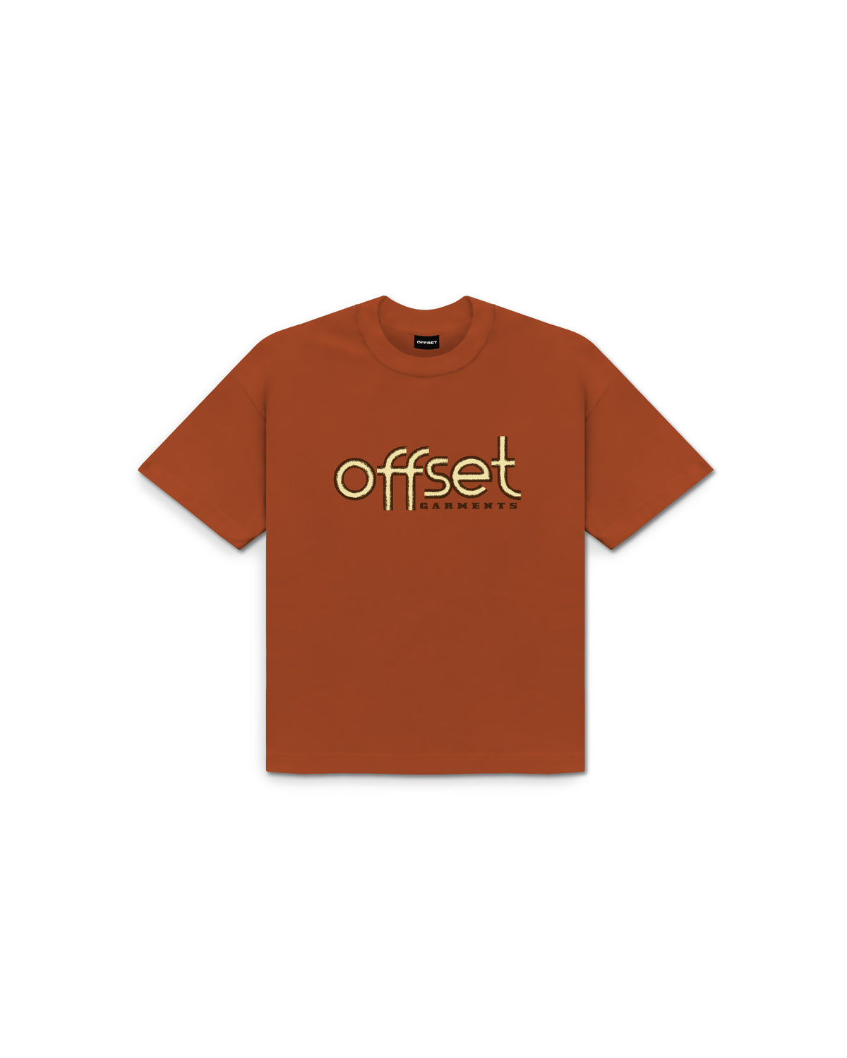 Basic Bamboo Script Tee (Rust)