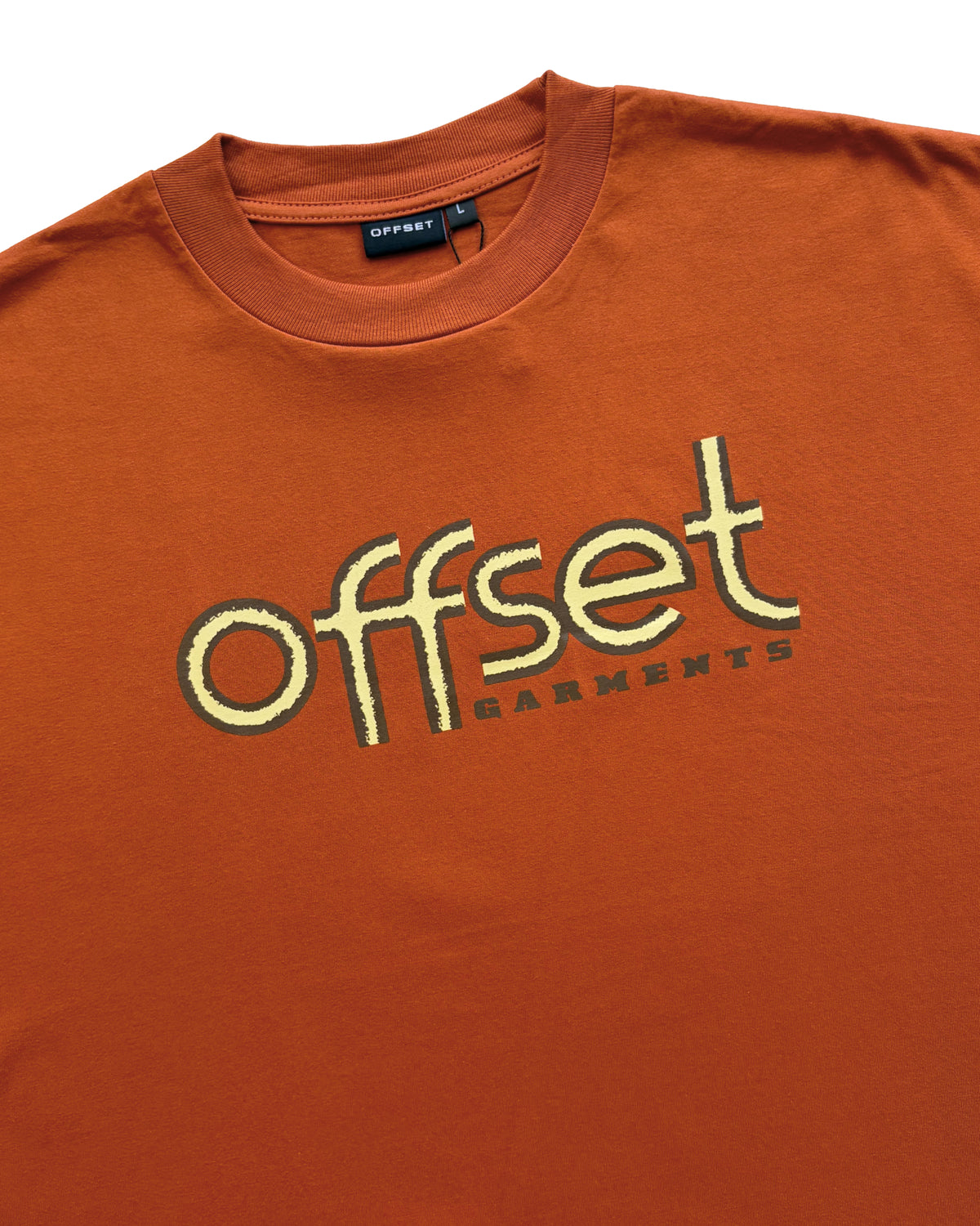 Basic Bamboo Script Tee (Rust)