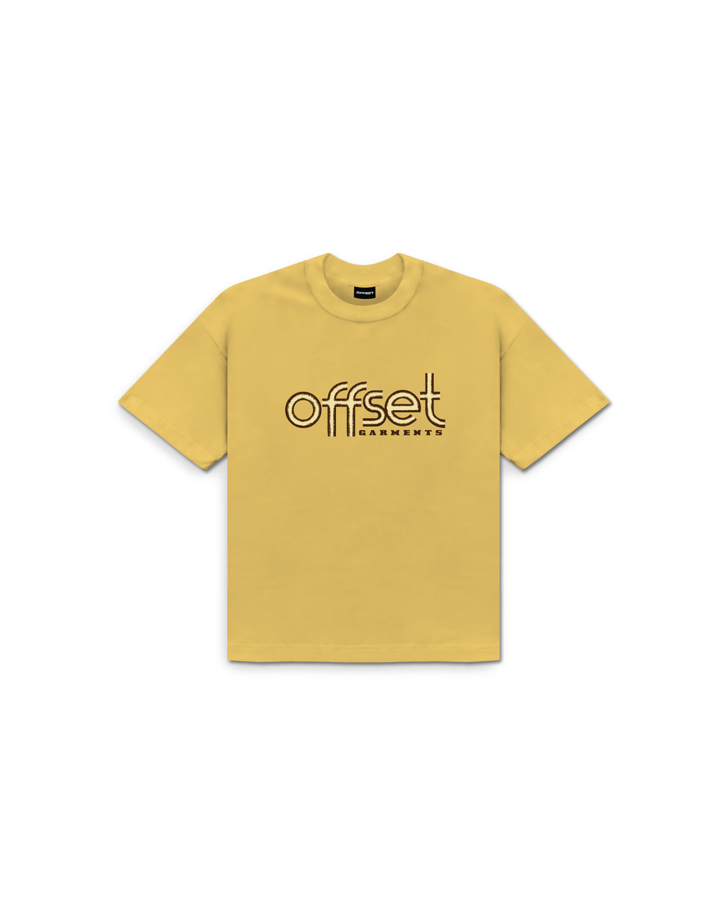 Basic Bamboo Script Tee (Yellow)