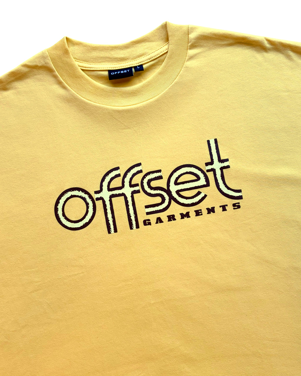 Basic Bamboo Script Tee (Yellow)
