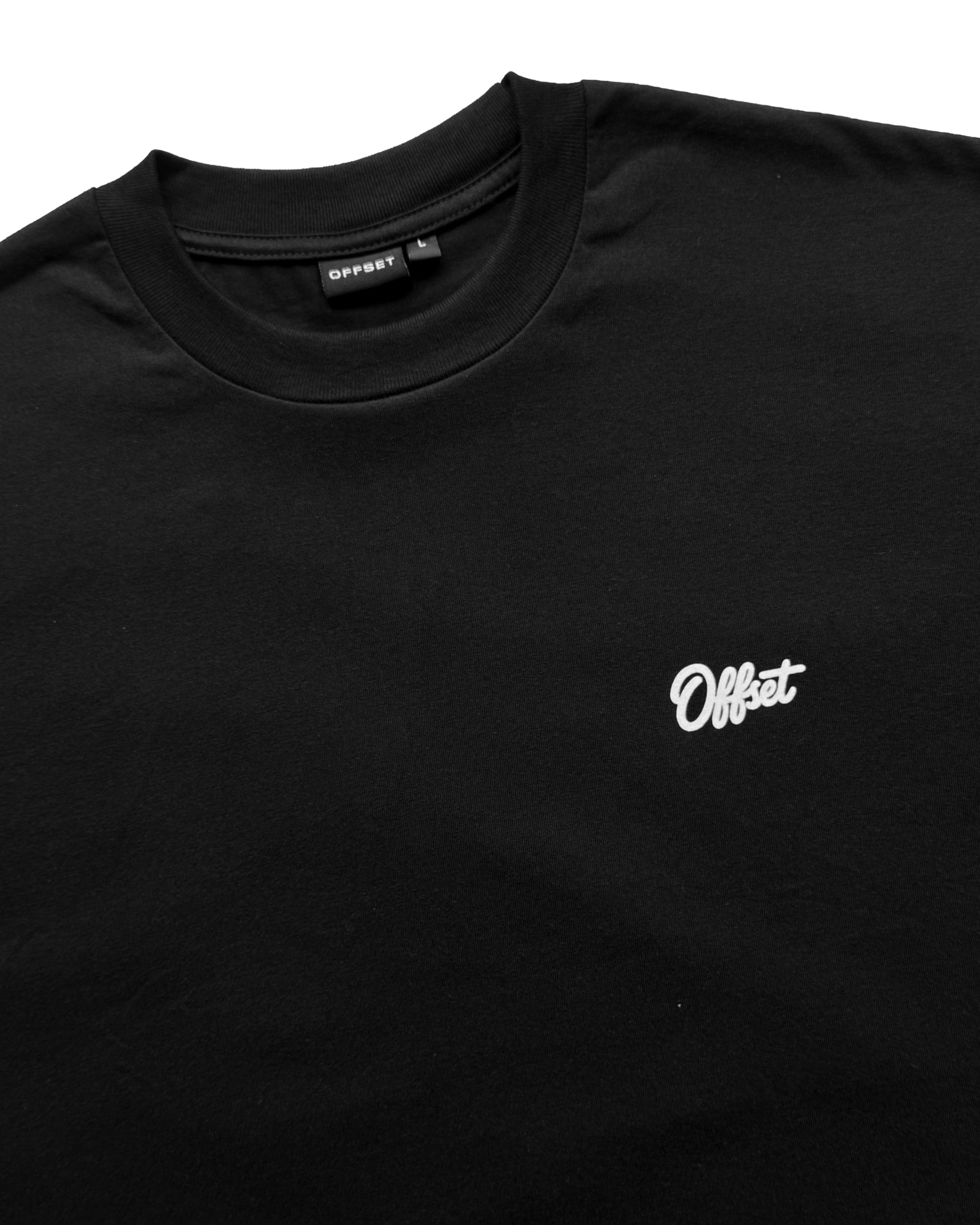 Basic Cursive Tee (Black)