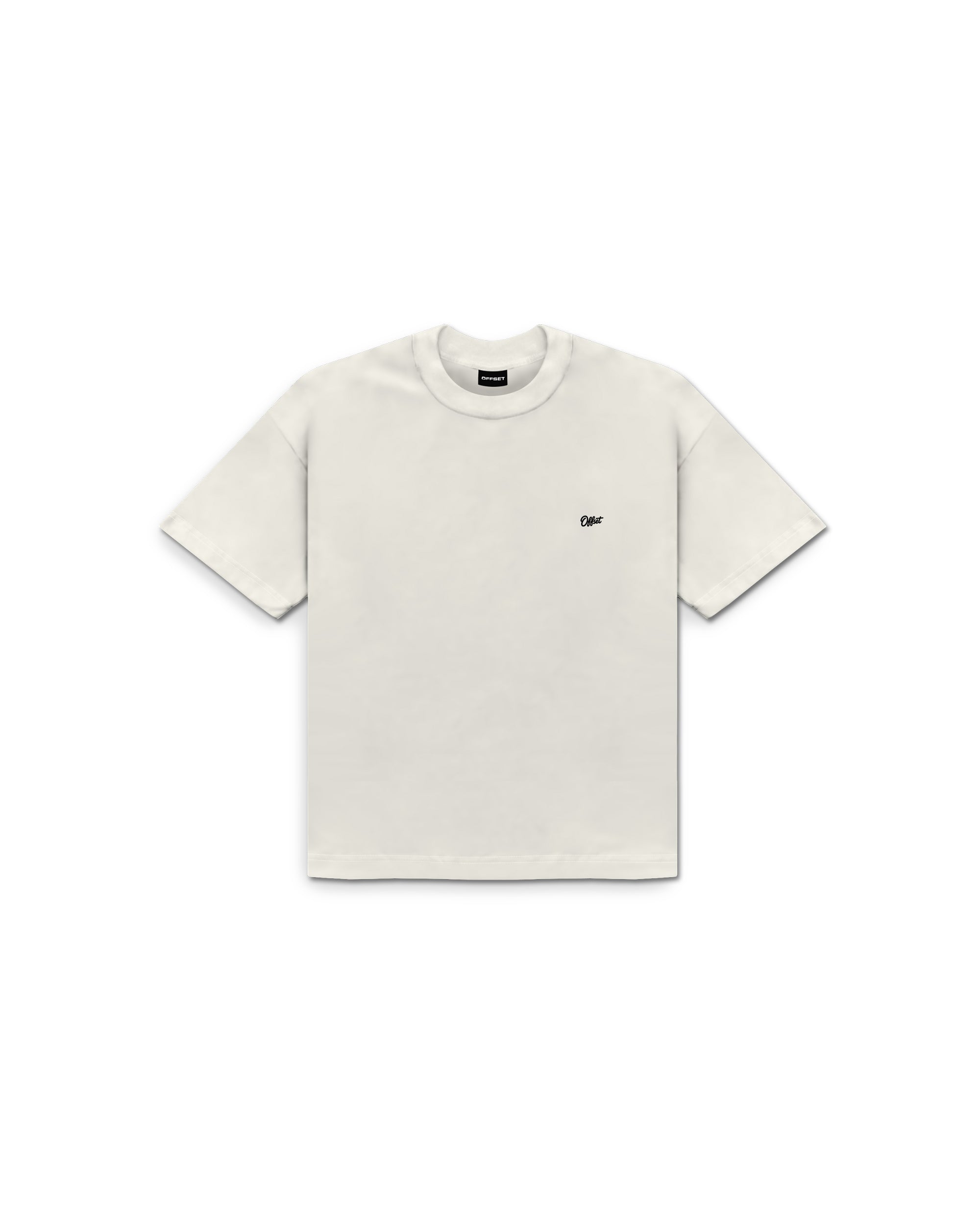 Basic Cursive Tee (Off White)