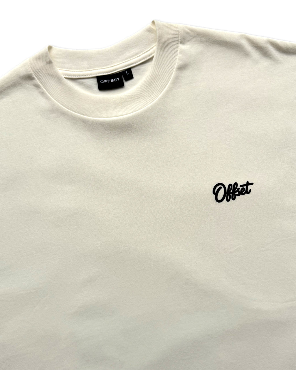 Basic Cursive Tee (Off White)