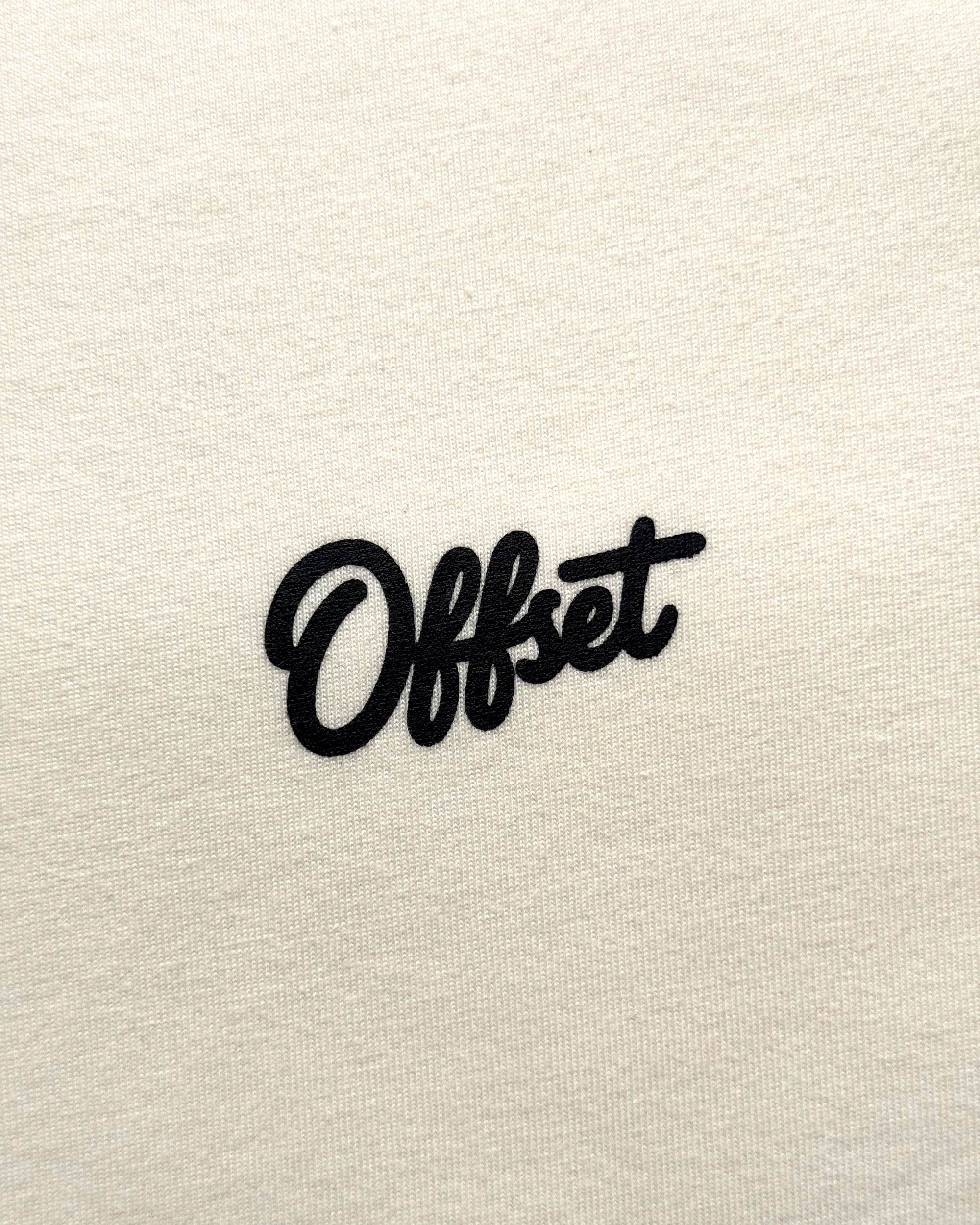 Basic Cursive Tee (Off White)