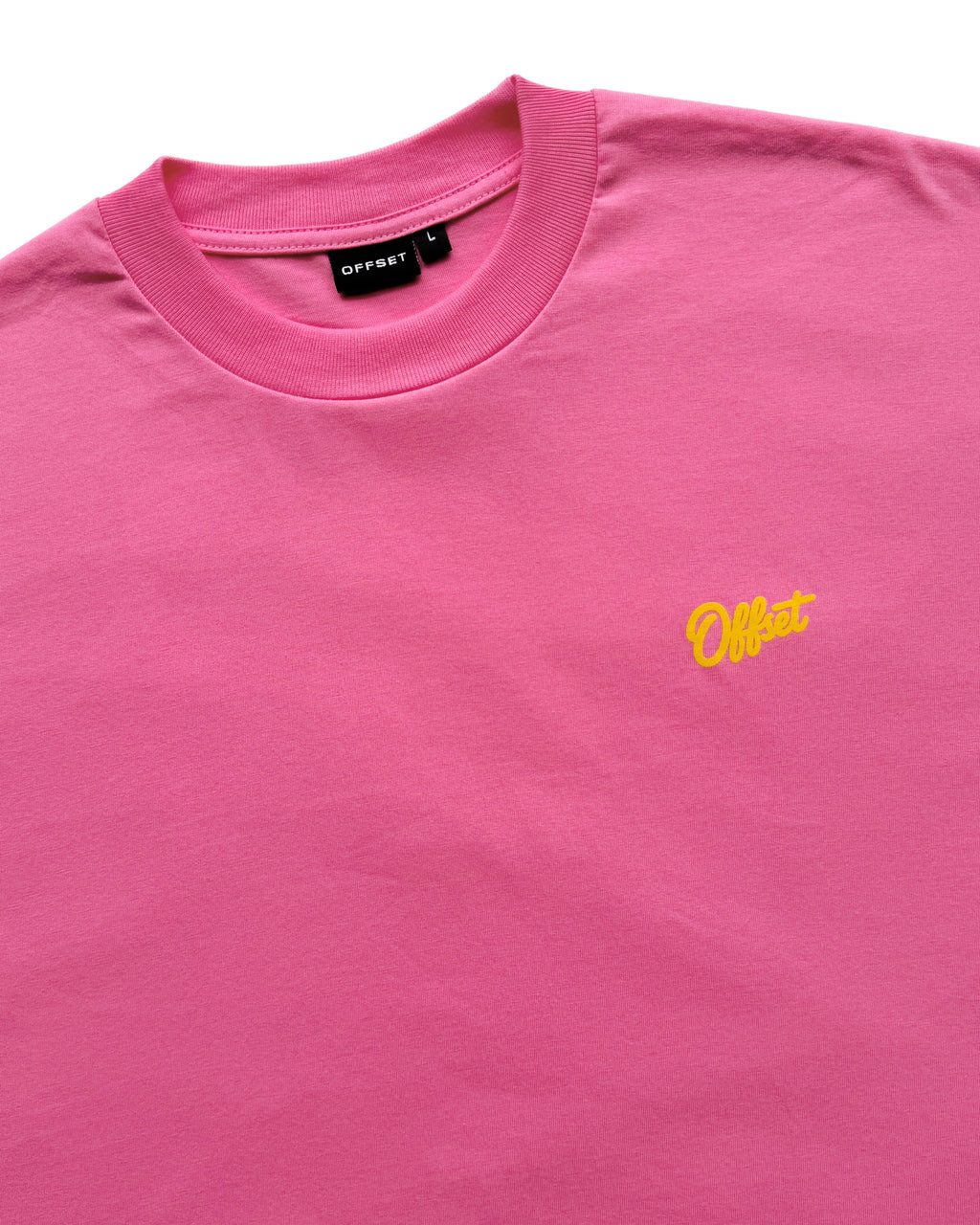 Basic Cursive Tee (Pink)
