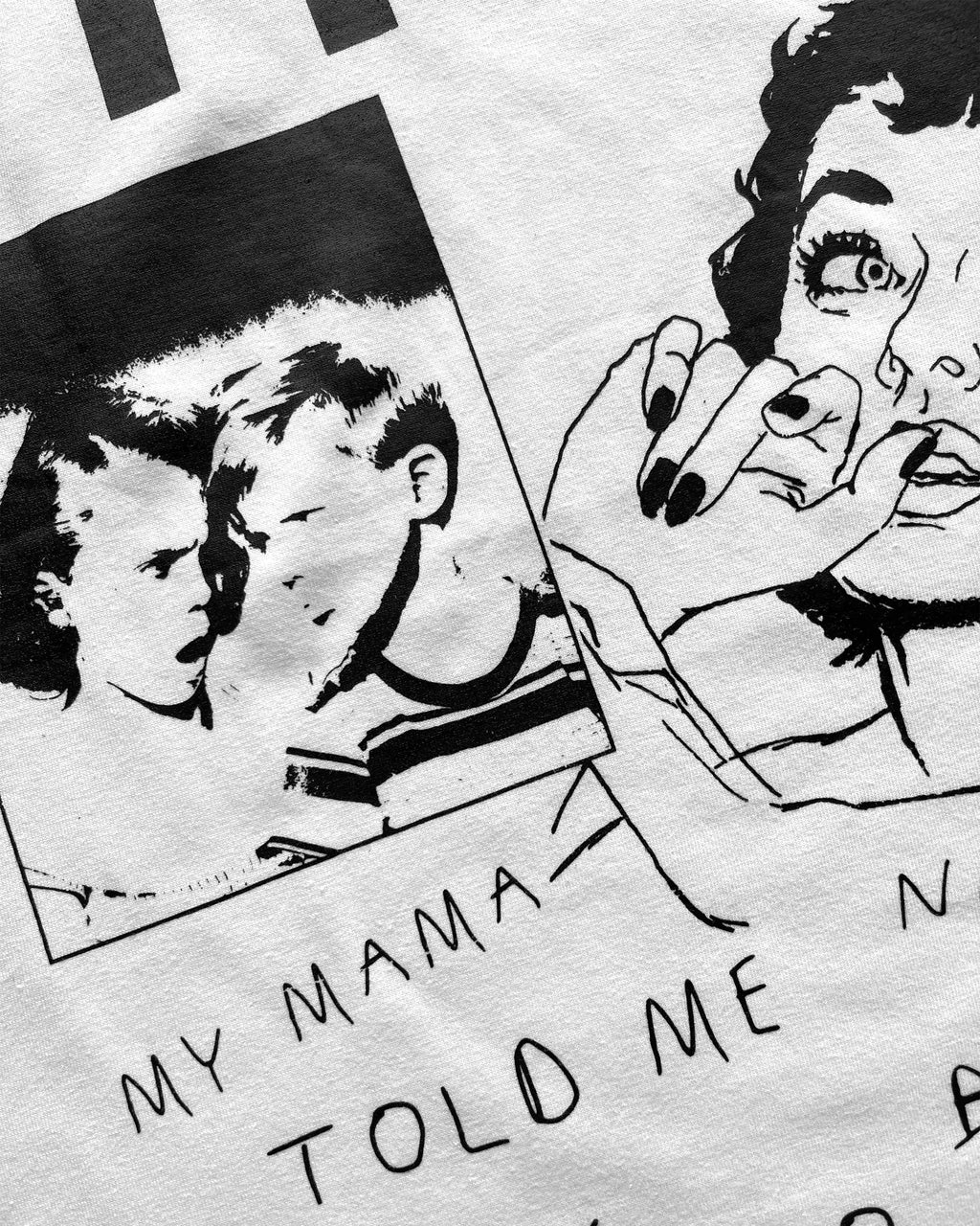 Bastard Cropped Tee (White)