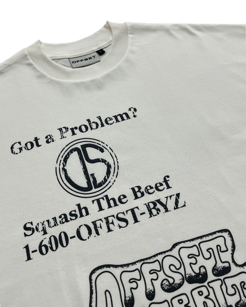 Beef Cropped Tee (Off White)