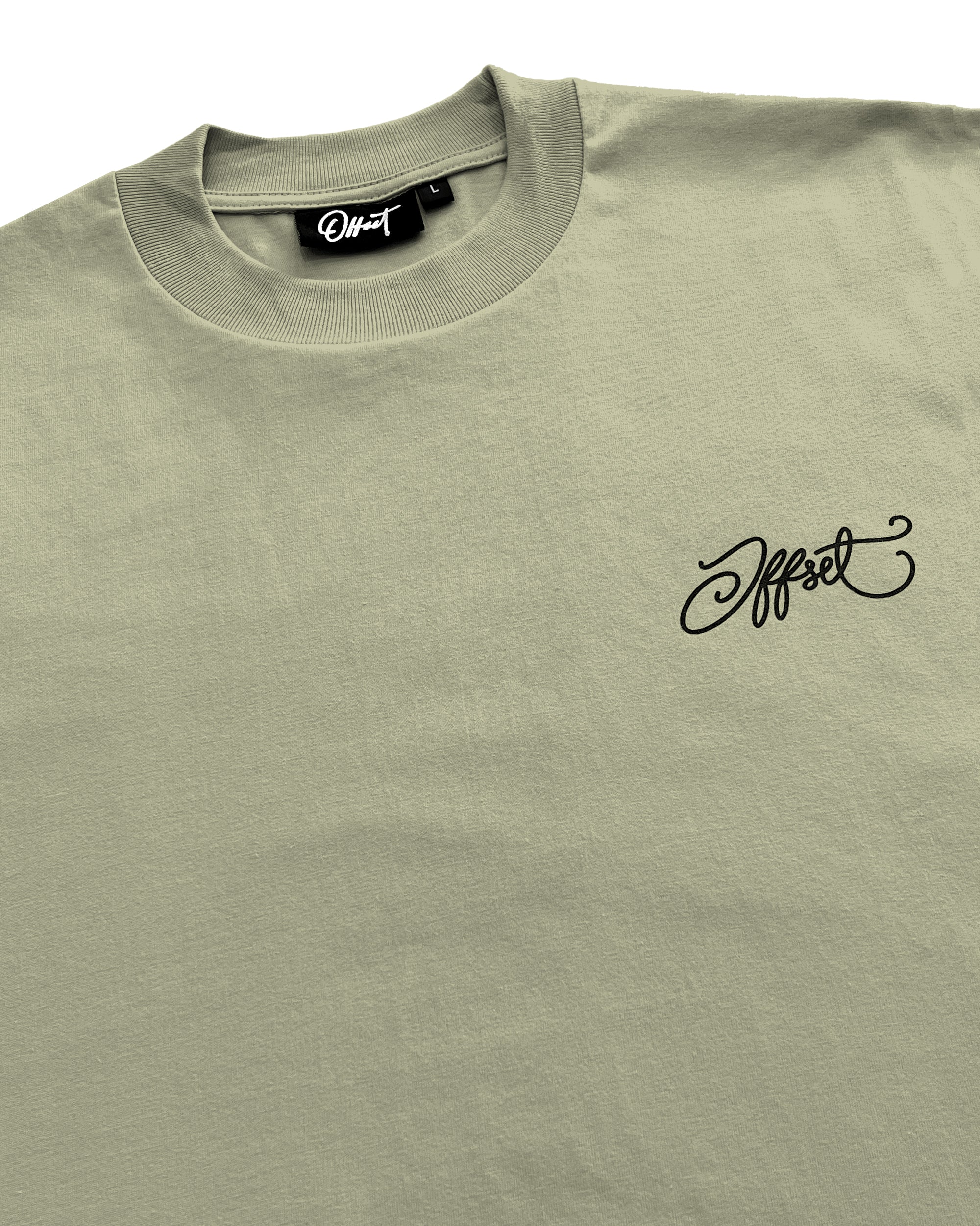 Basic Script Tee (Beige)