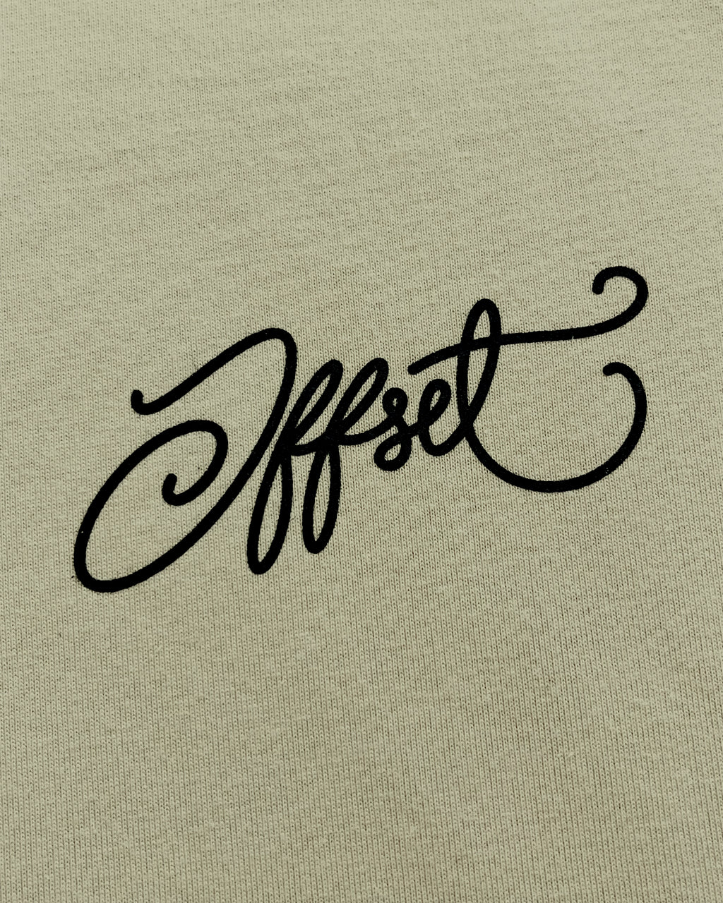 Basic Script Tee (Beige)