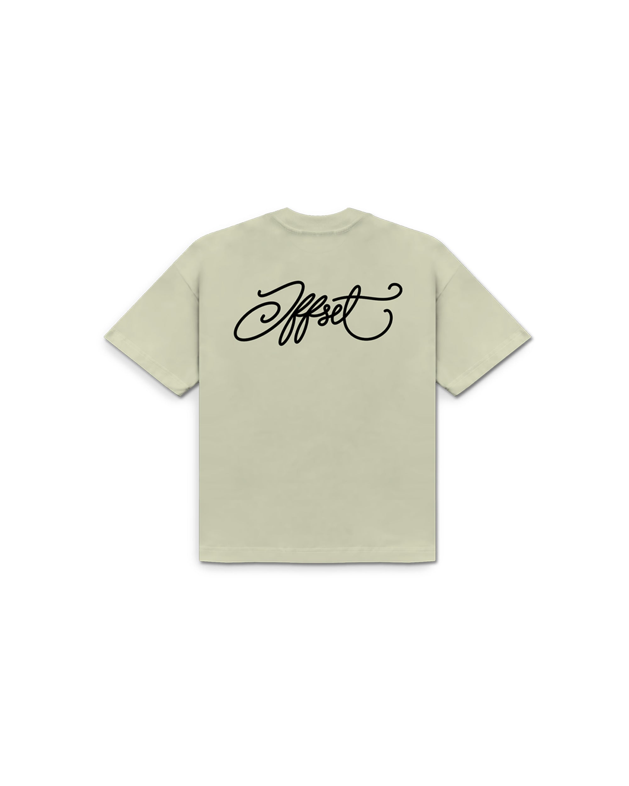 Basic Script Tee (Beige)