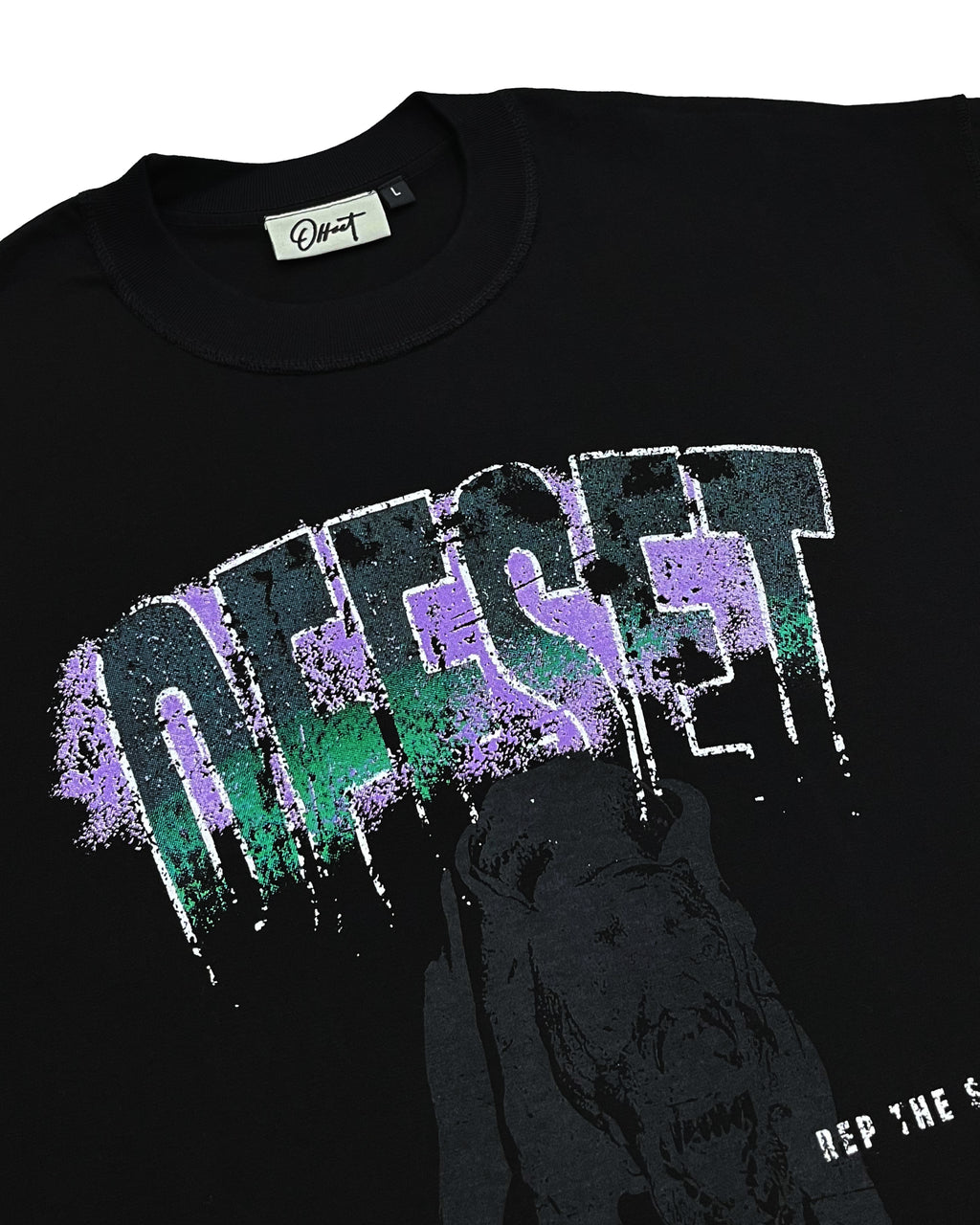 Dawg Cropped Reverse Tee (Black)