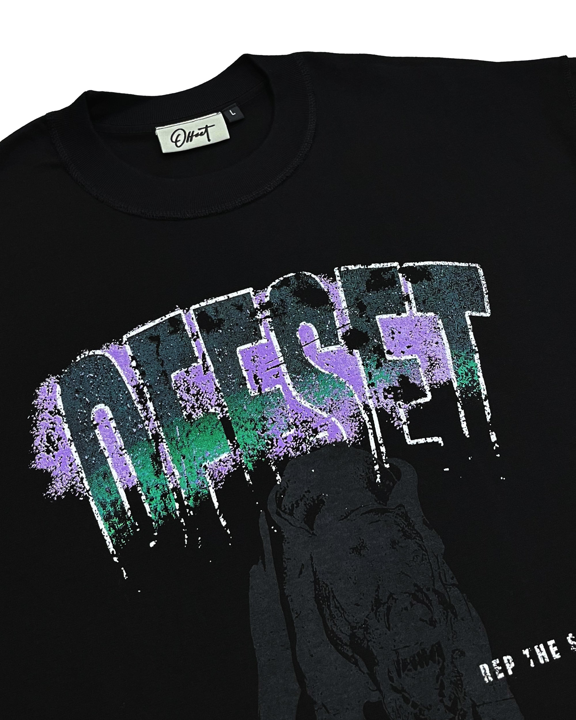Dawg Cropped Reverse Tee (Black)