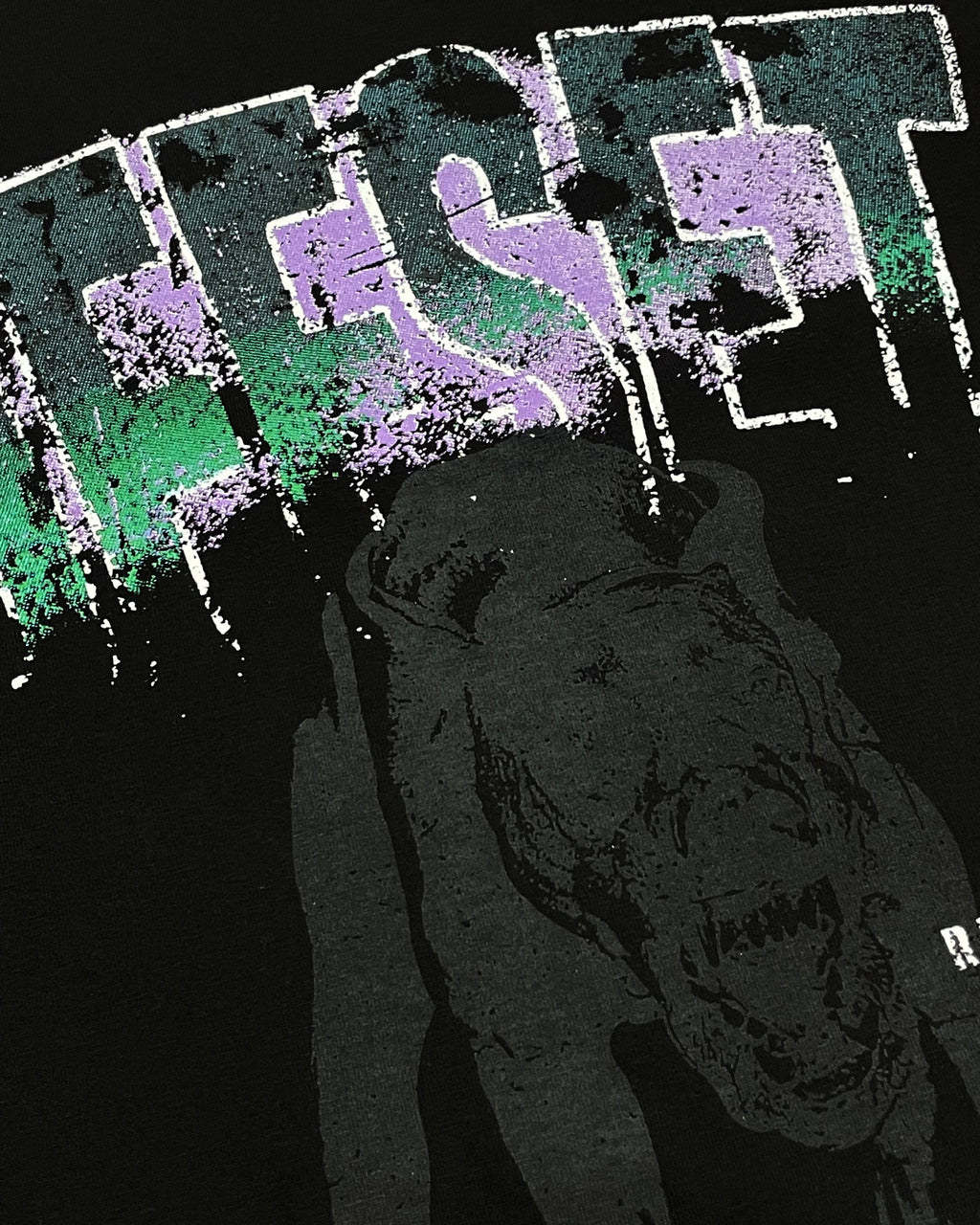 Dawg Cropped Reverse Tee (Black)