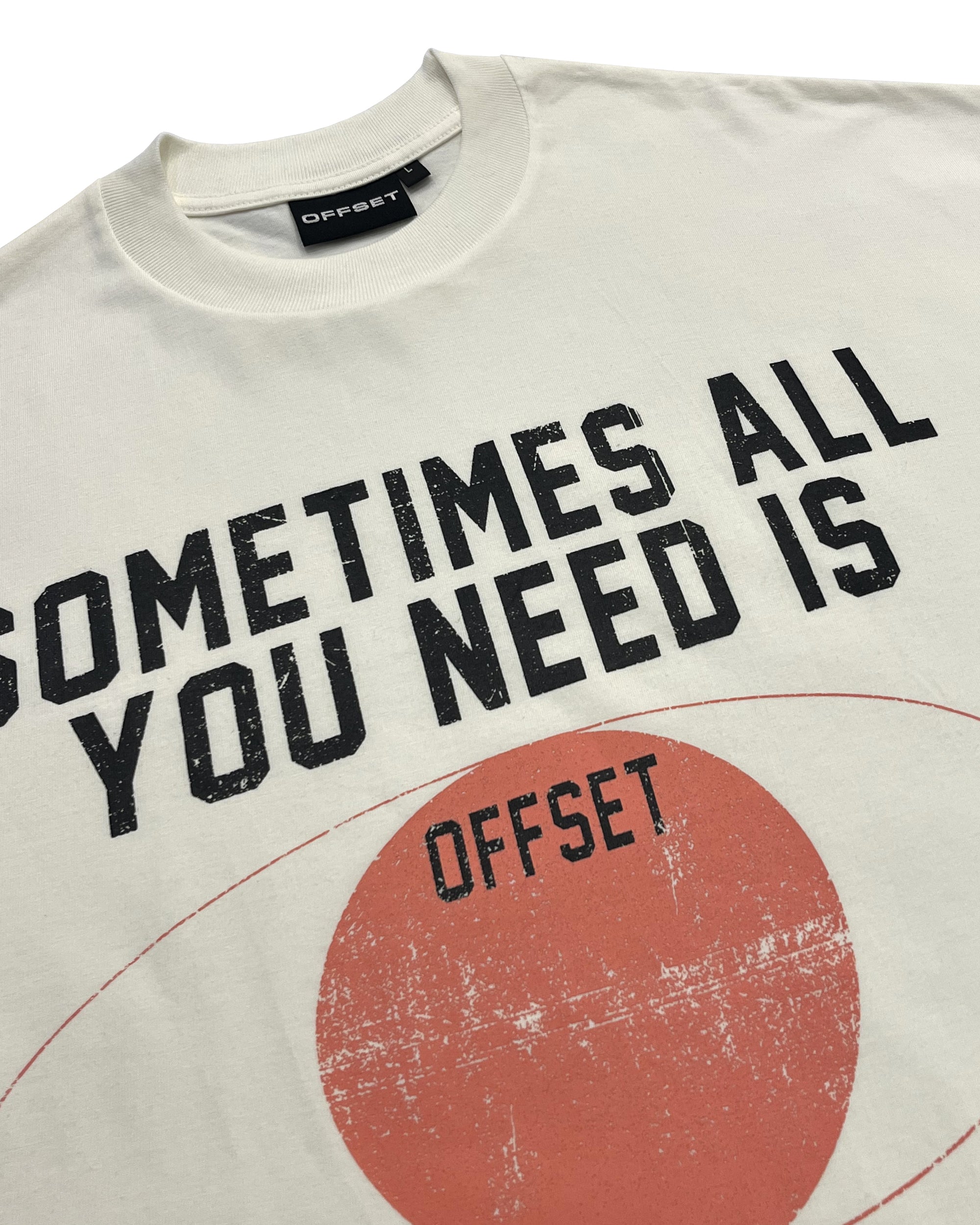 Billion Dollars Cropped Tee (Off White)