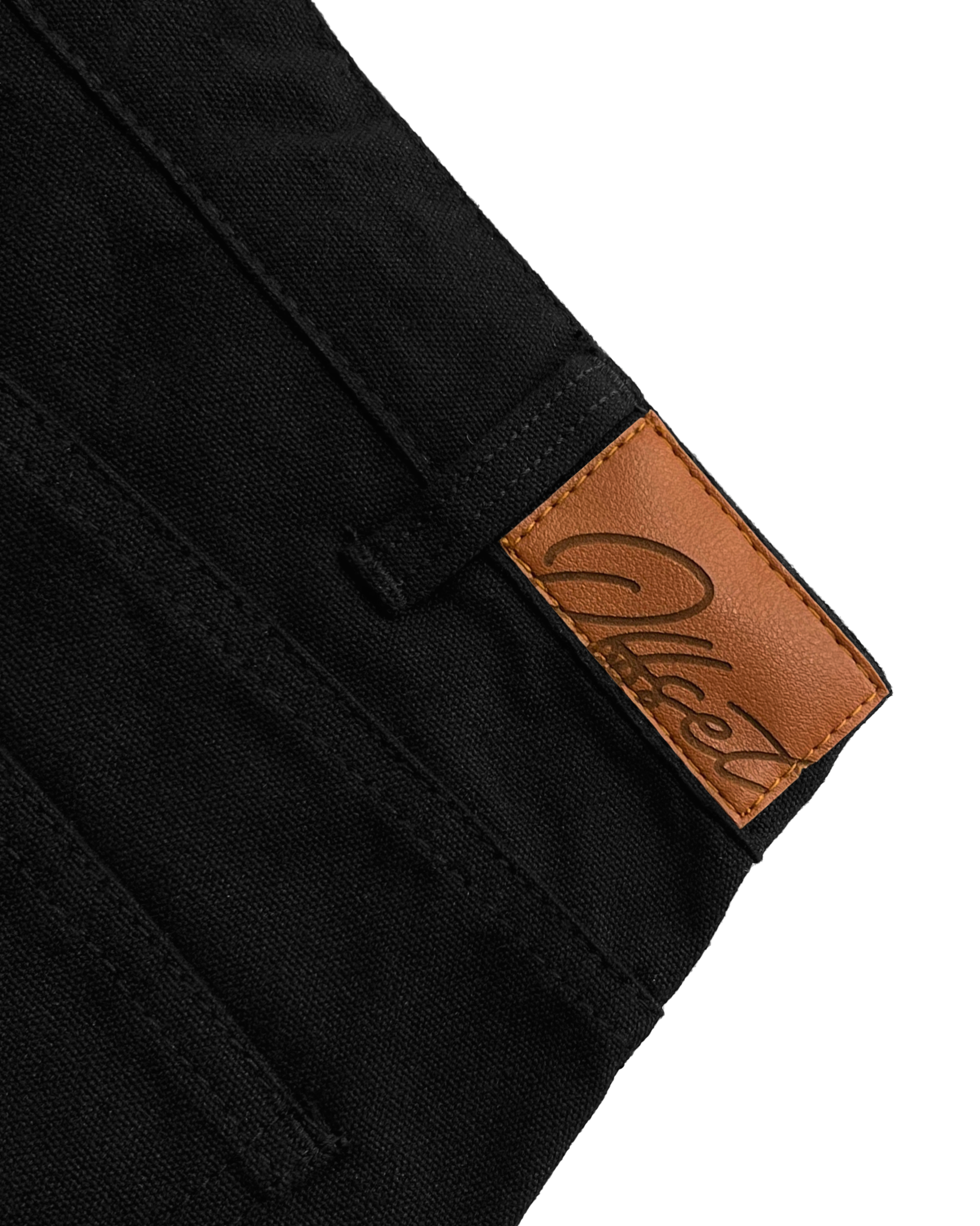 Double Knee Carpenter Canvas Pants (Black)