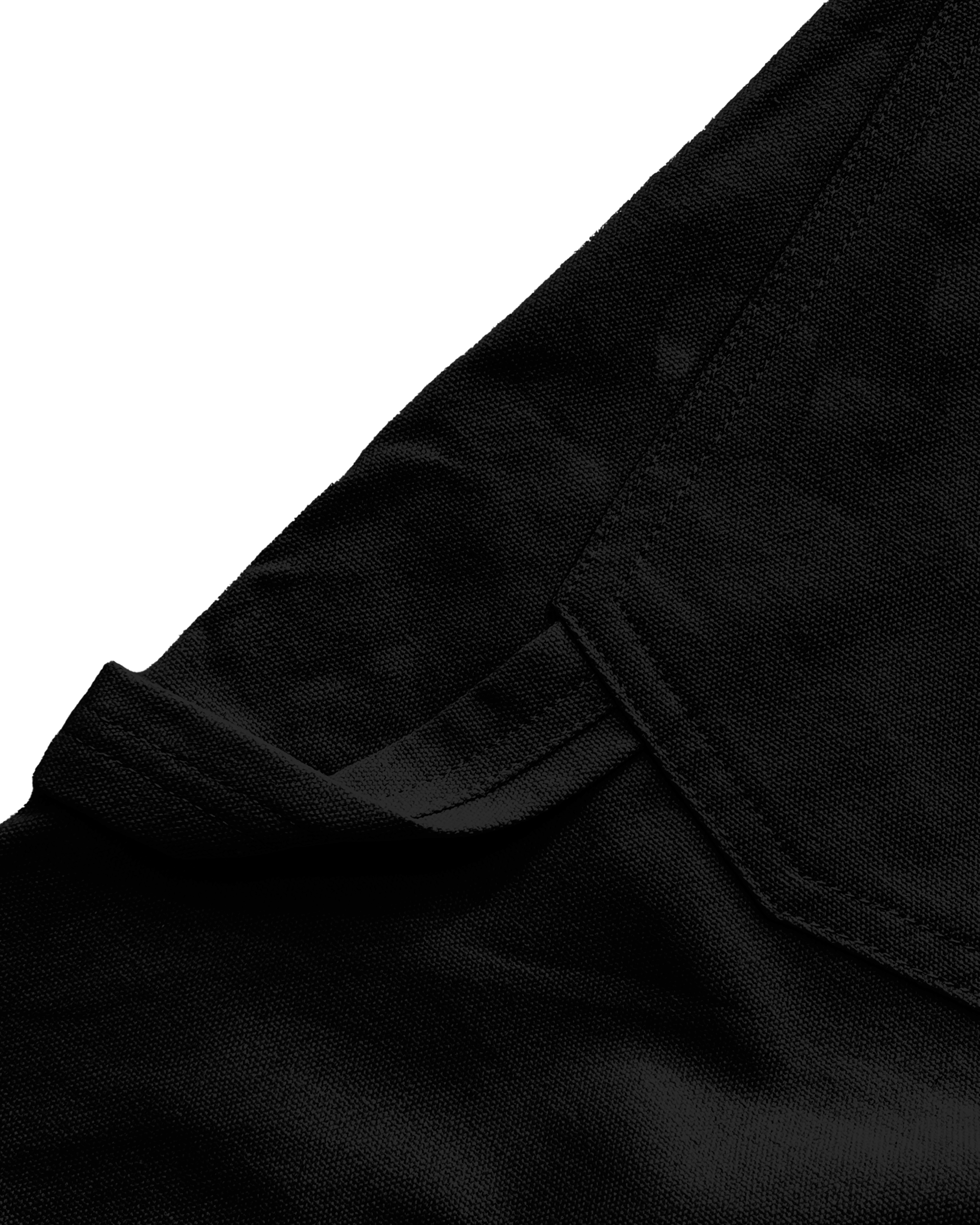 Double Knee Carpenter Canvas Pants (Black)