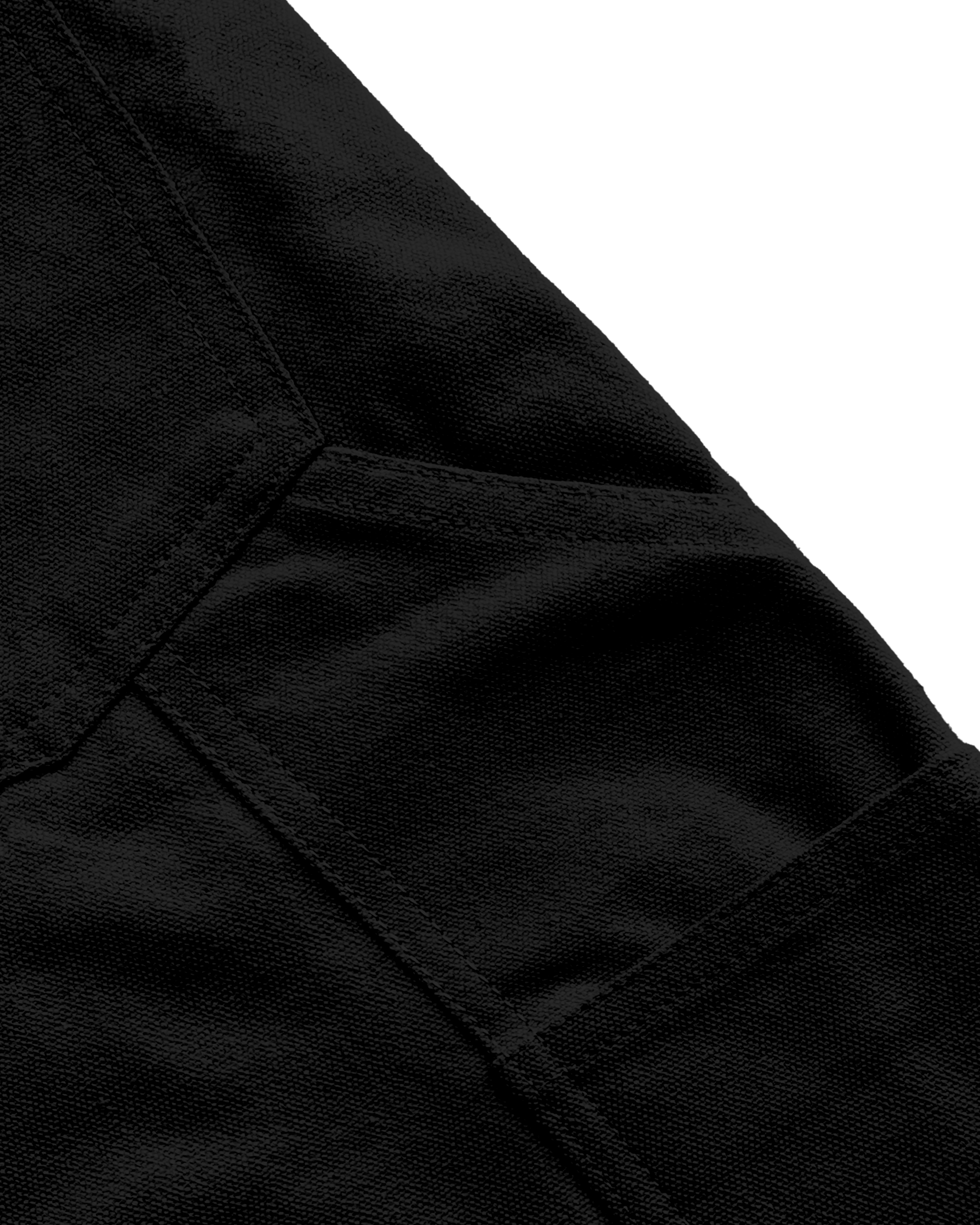 Double Knee Carpenter Canvas Pants (Black)