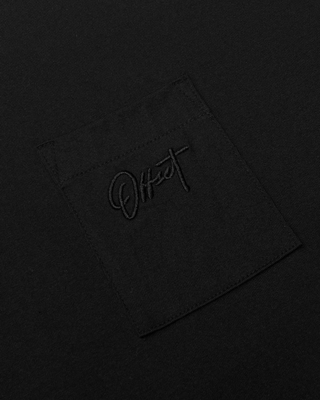 Basic Cropped Pocket Tee S/S (Black)