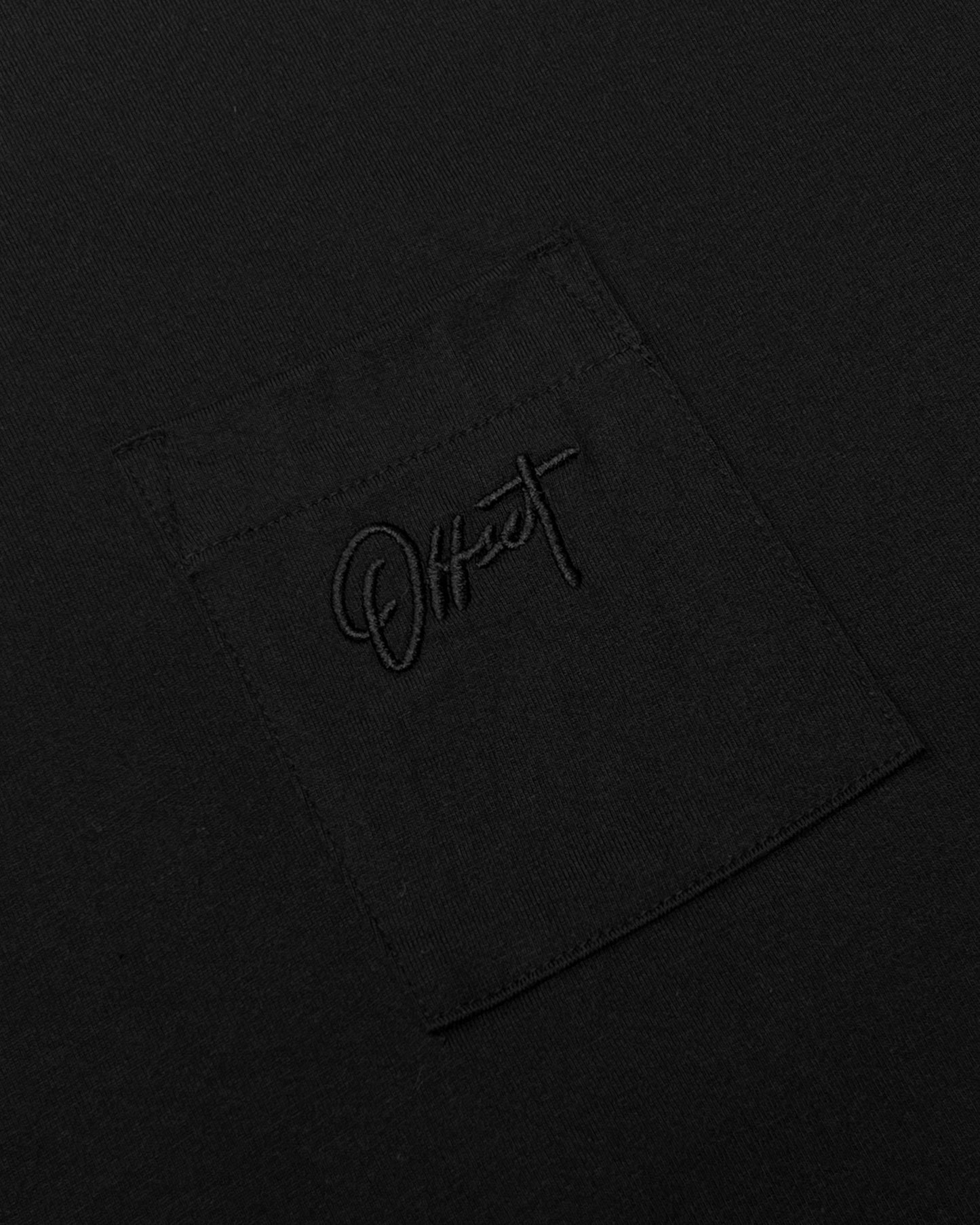 Basic Cropped Pocket Tee S/S (Black)
