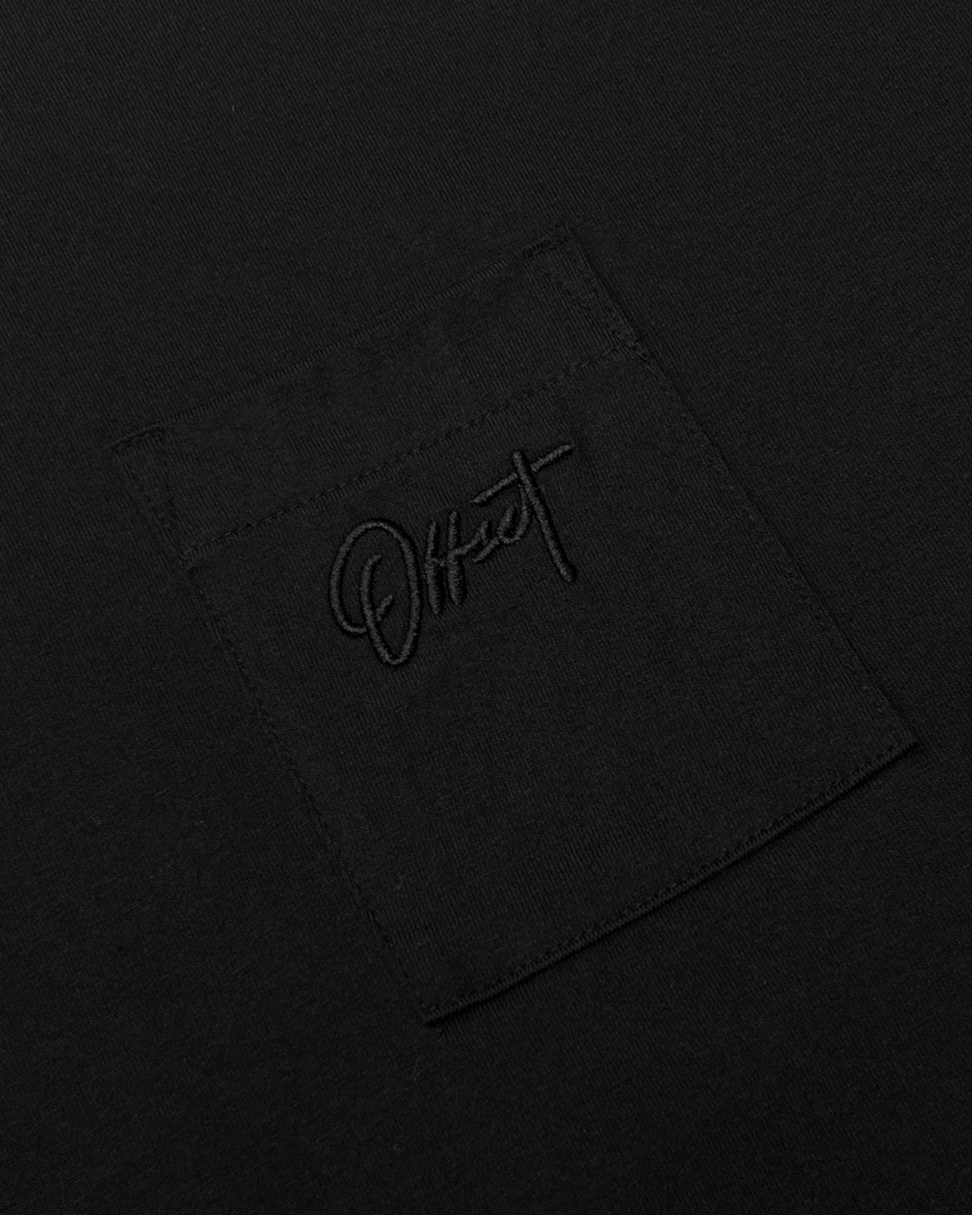 Basic Cropped Pocket Tee S/S (Black)