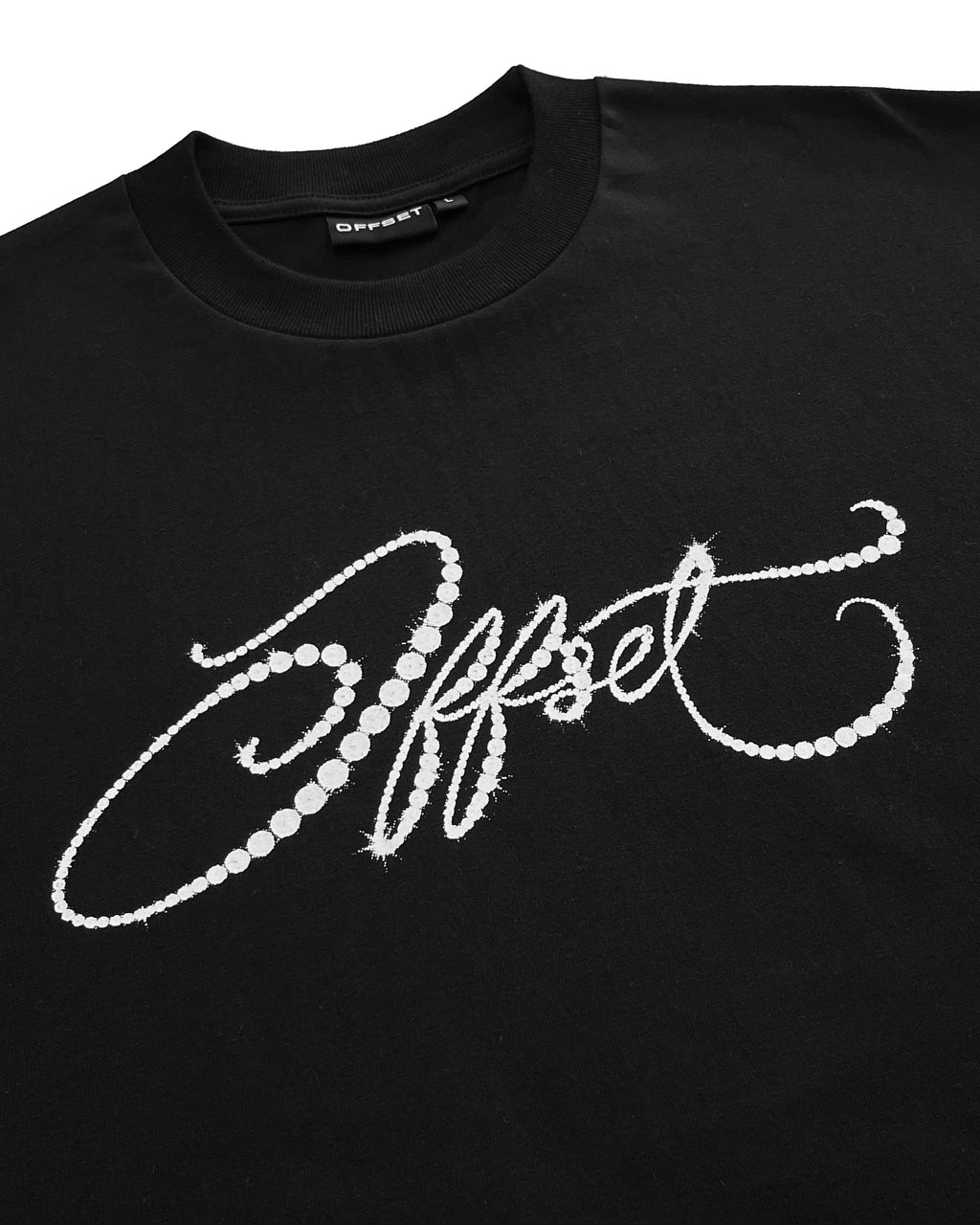 Bling Cropped Tee (Black)