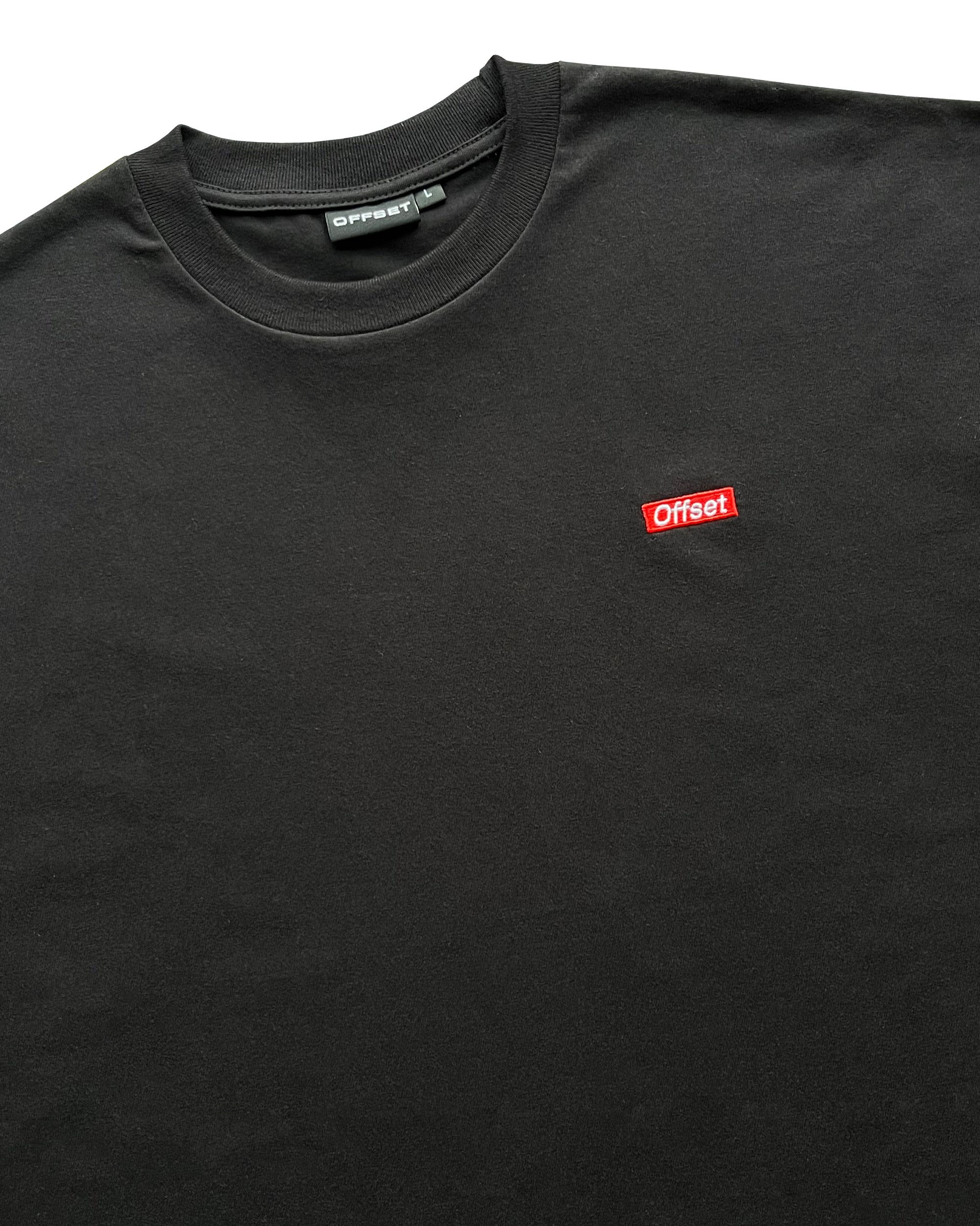 Box Logo Embroid Tee (Black)