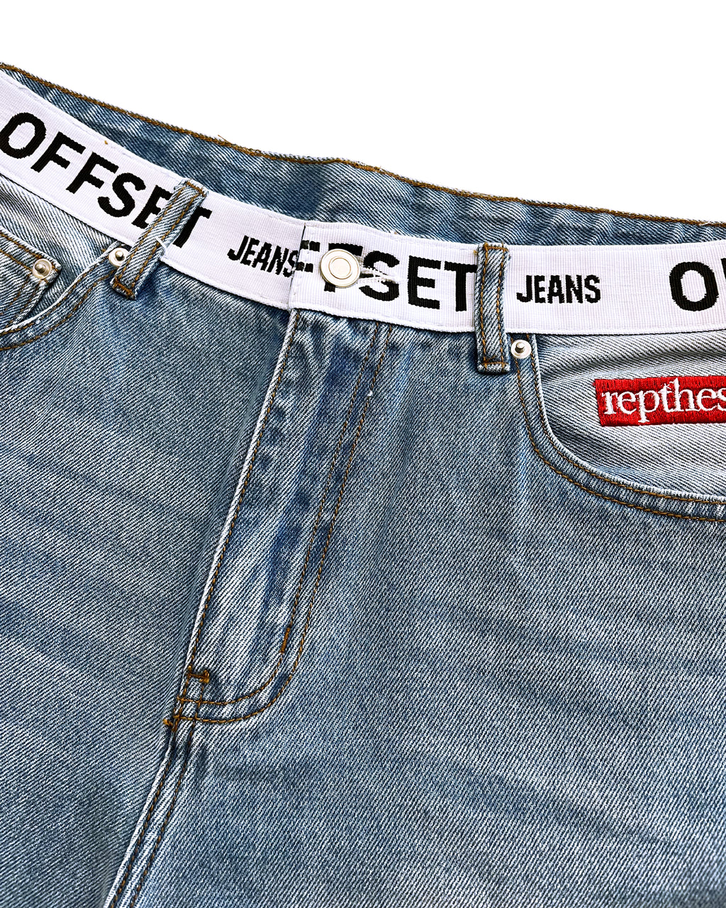 Tommy Baggy Denim Shorts (Blue)